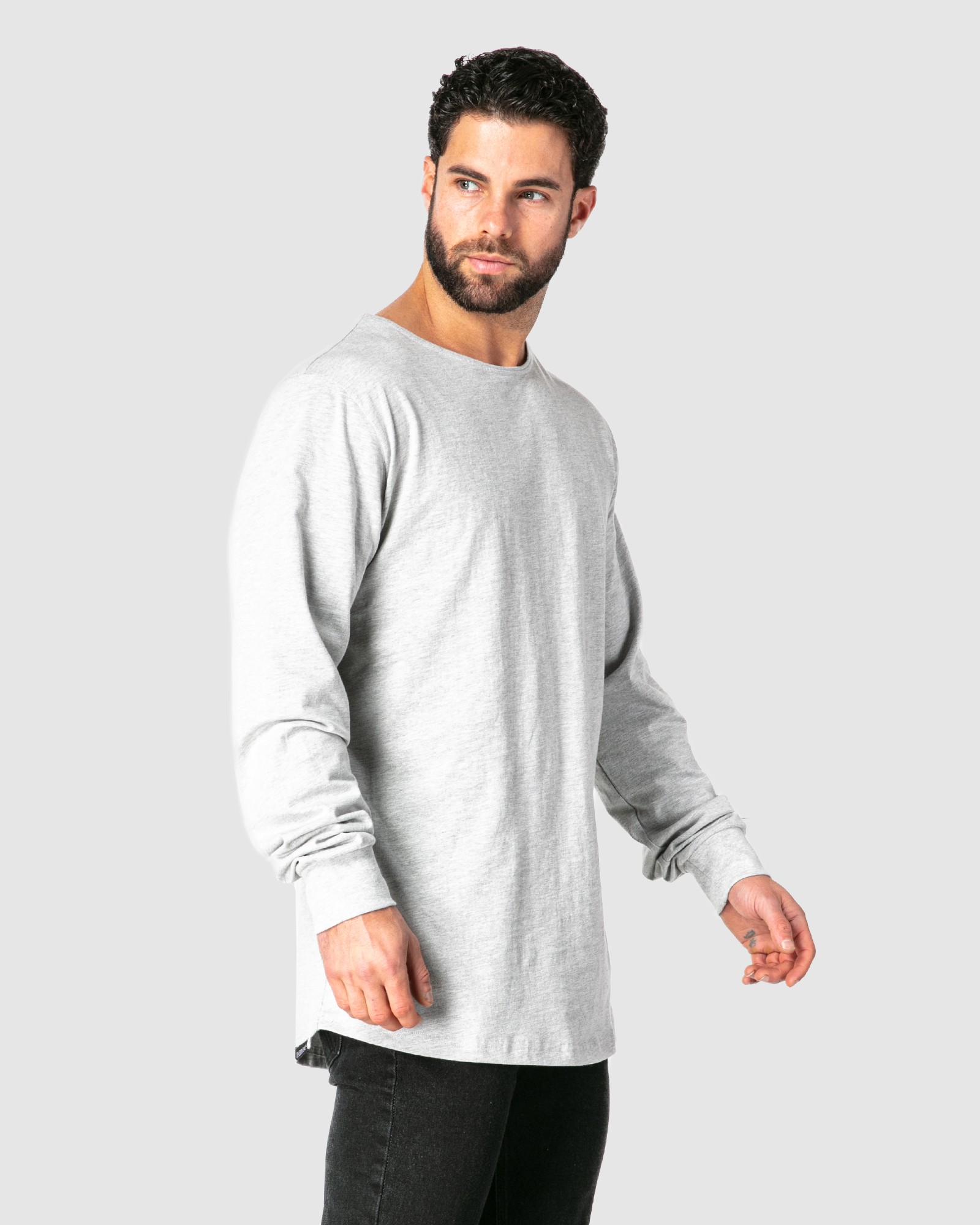 CLASSIC GREY LONGSLEEVE TEE