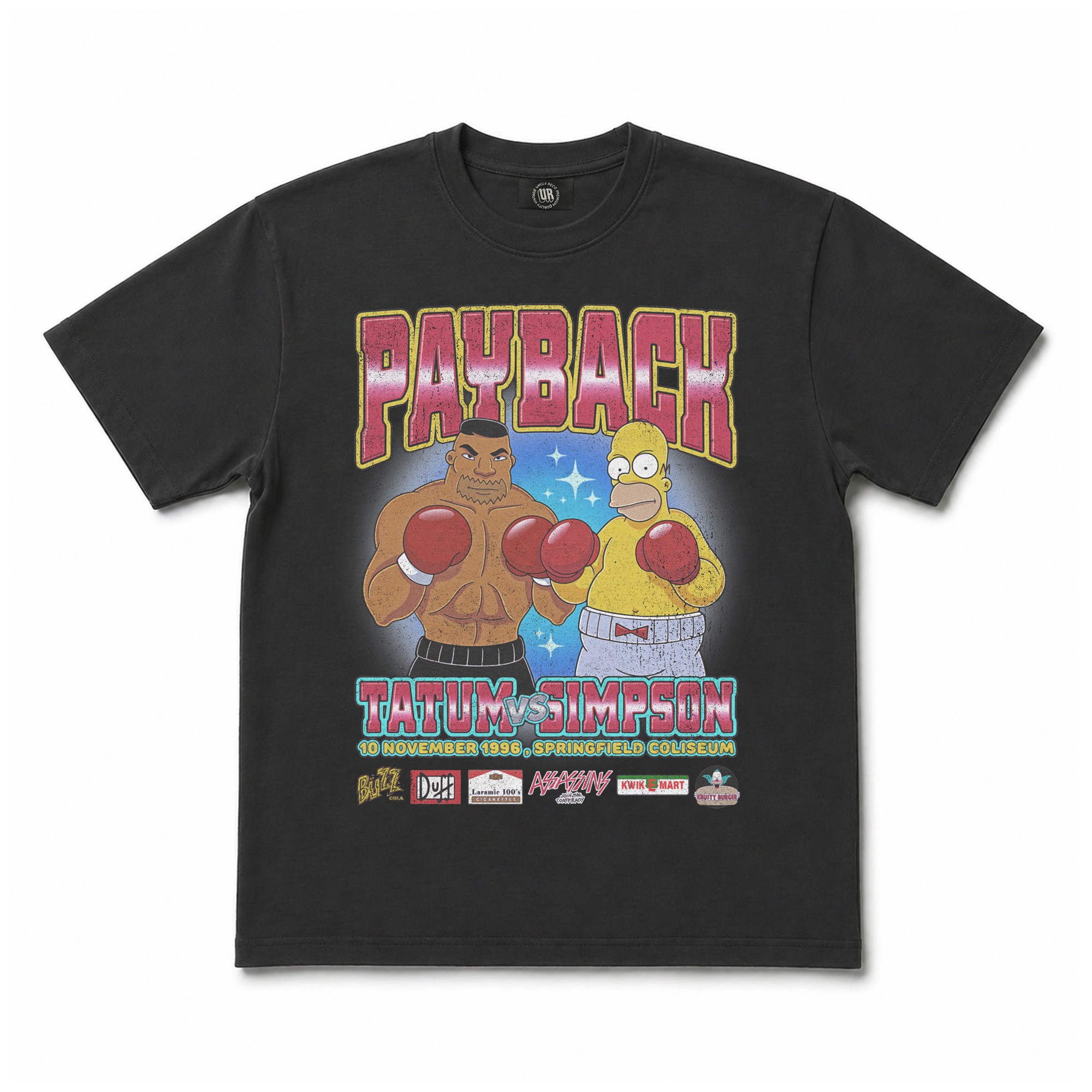 VINTAGE PAYBACK BOXING T-SHIRT VINTAGE PAYBACK BOXING T-SHIRT