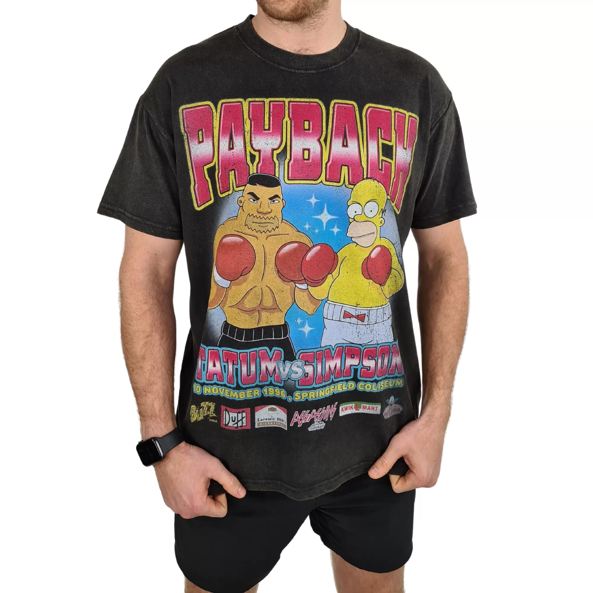 VINTAGE PAYBACK BOXING T-SHIRT VINTAGE PAYBACK BOXING T-SHIRT