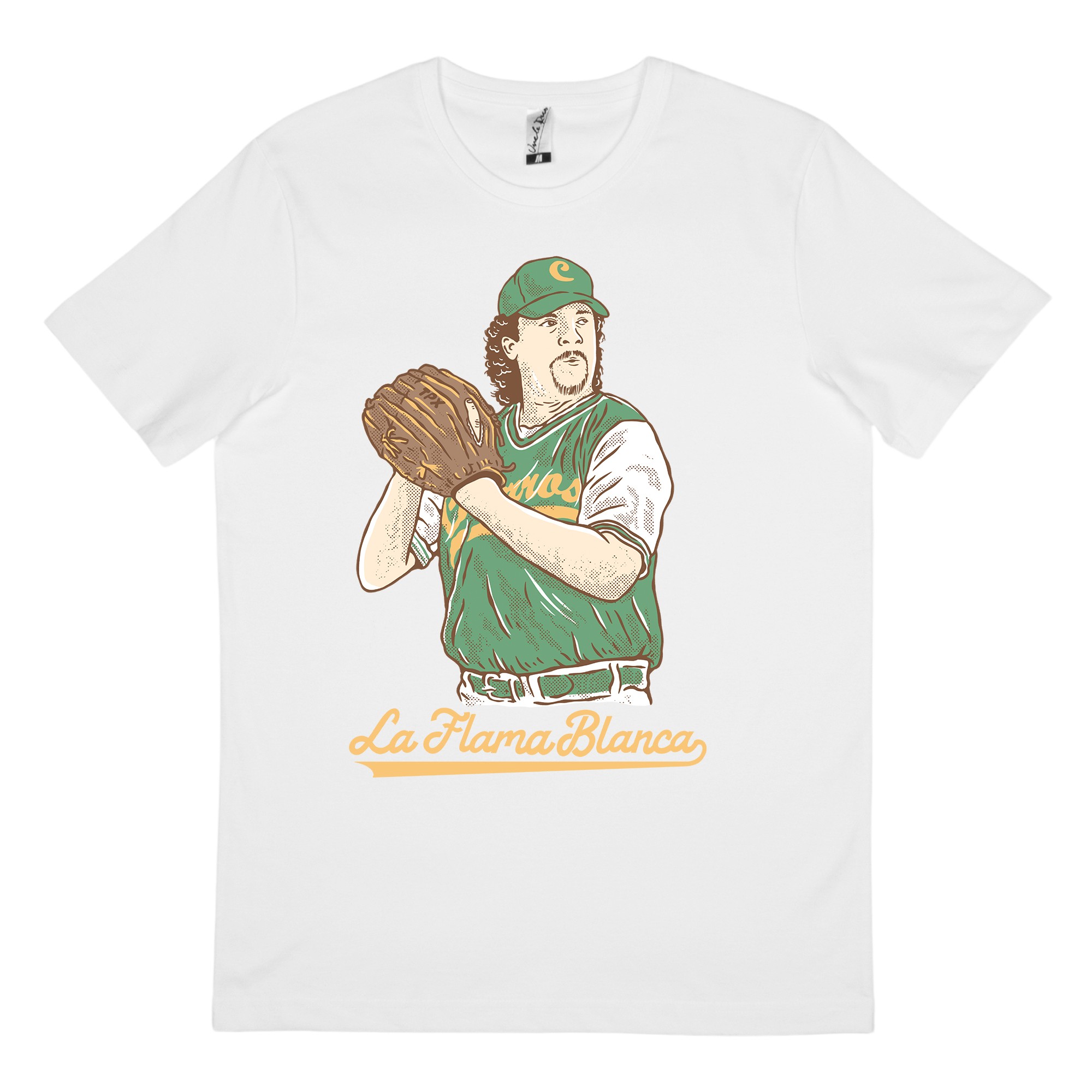 LA FLAMA BLANCA WHITE TEE, La Flama Blanca White T-Shirt LA FLAMA BLANCA WHITE TEE, La Flama Blanca White T-Shirt