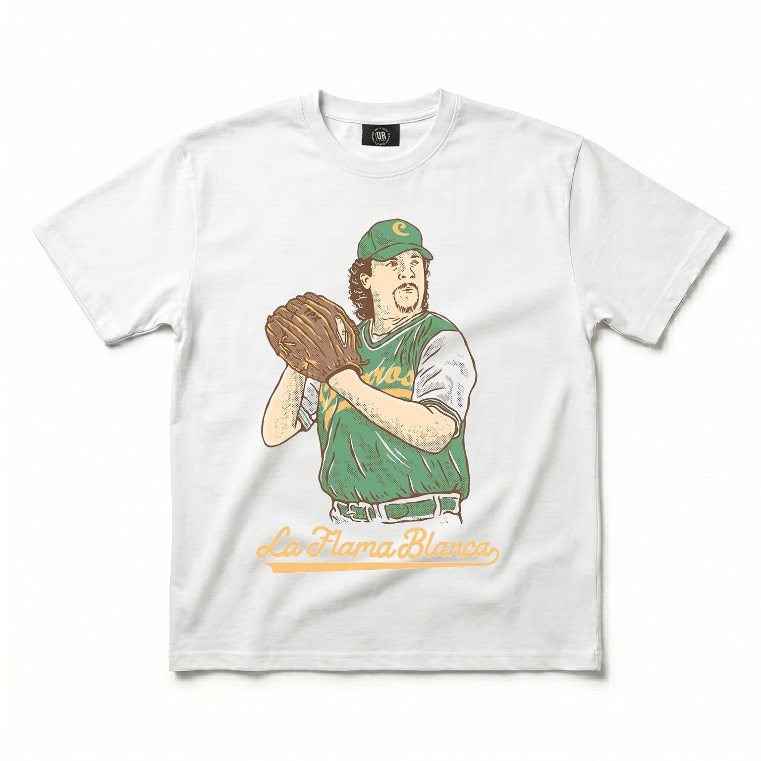 LA FLAMA BLANCA WHITE TEE LA FLAMA BLANCA WHITE TEE