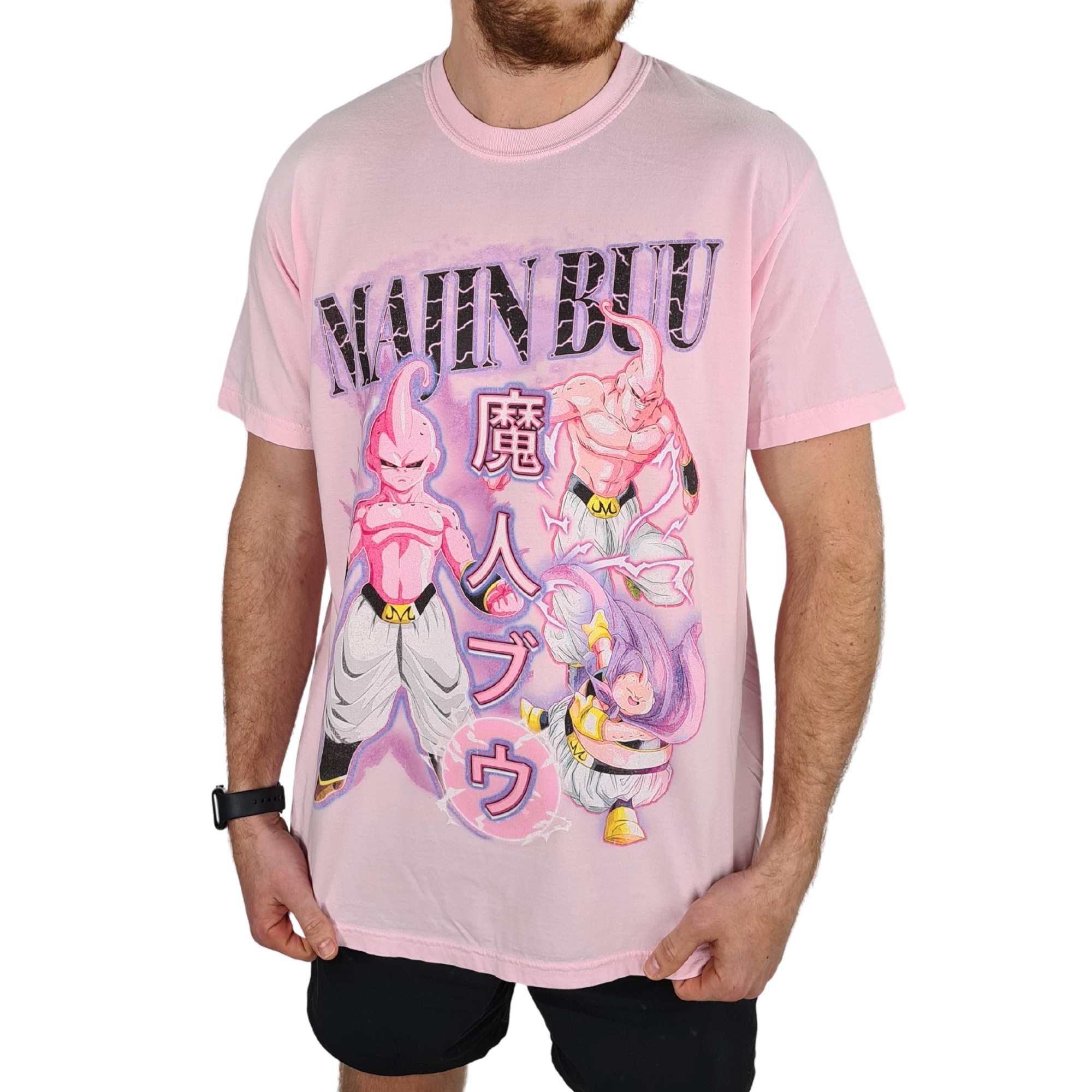 VINTAGE MAJIN BUU PINK T-SHIRT VINTAGE MAJIN BUU PINK T-SHIRT