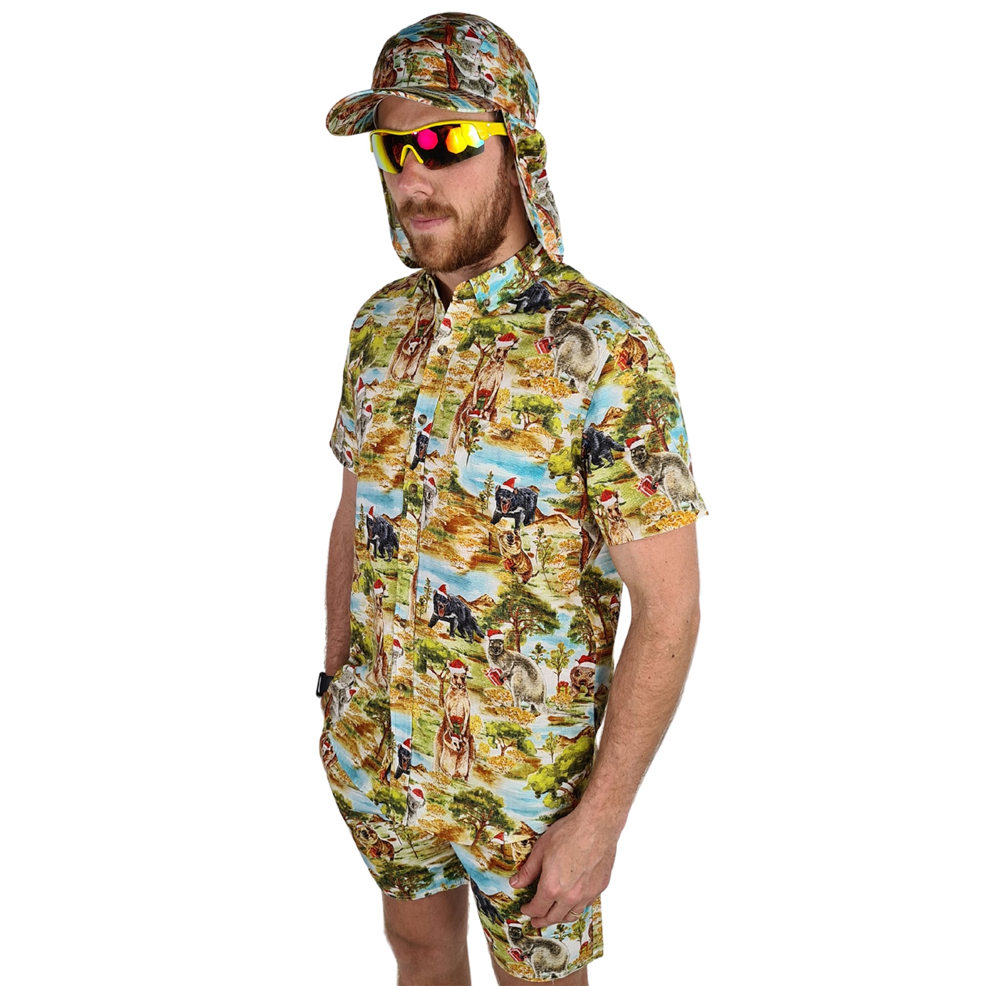 MARSUPIALS XMAS BEACH SHORTS