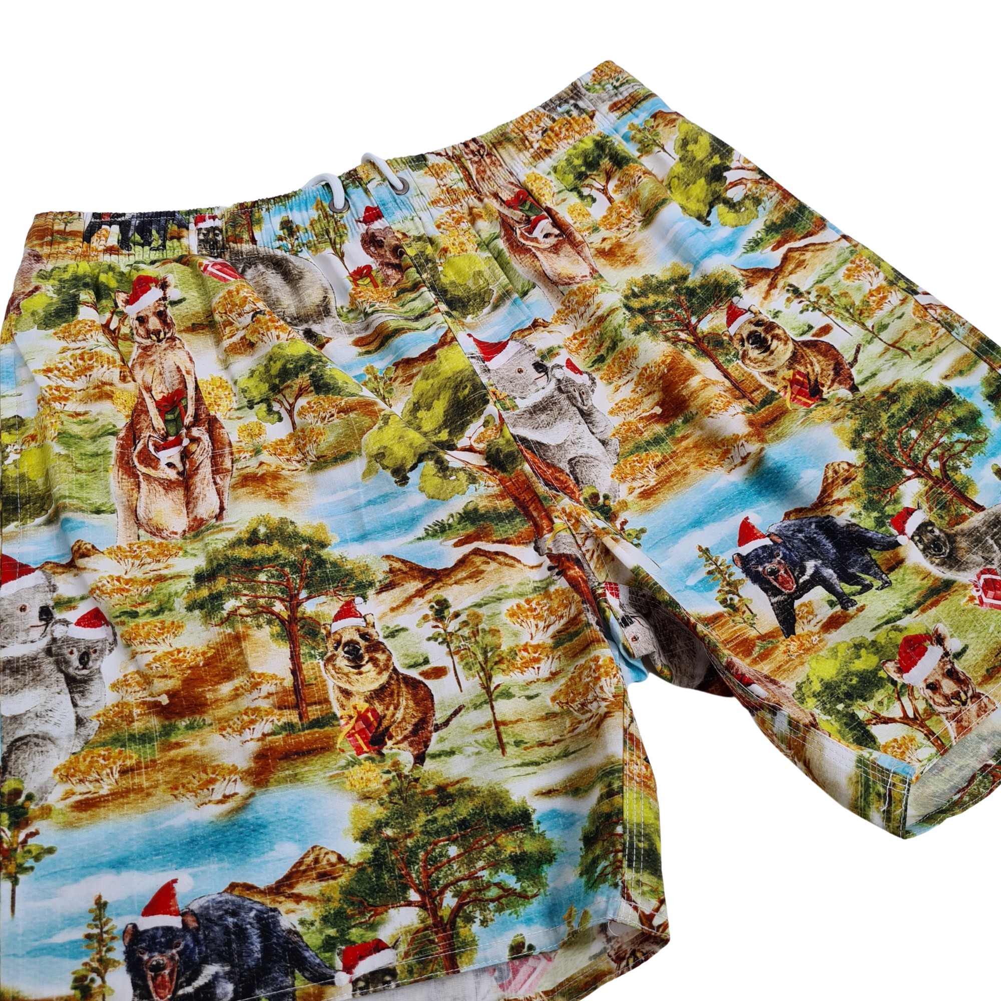 MARSUPIALS XMAS BEACH SHORTS