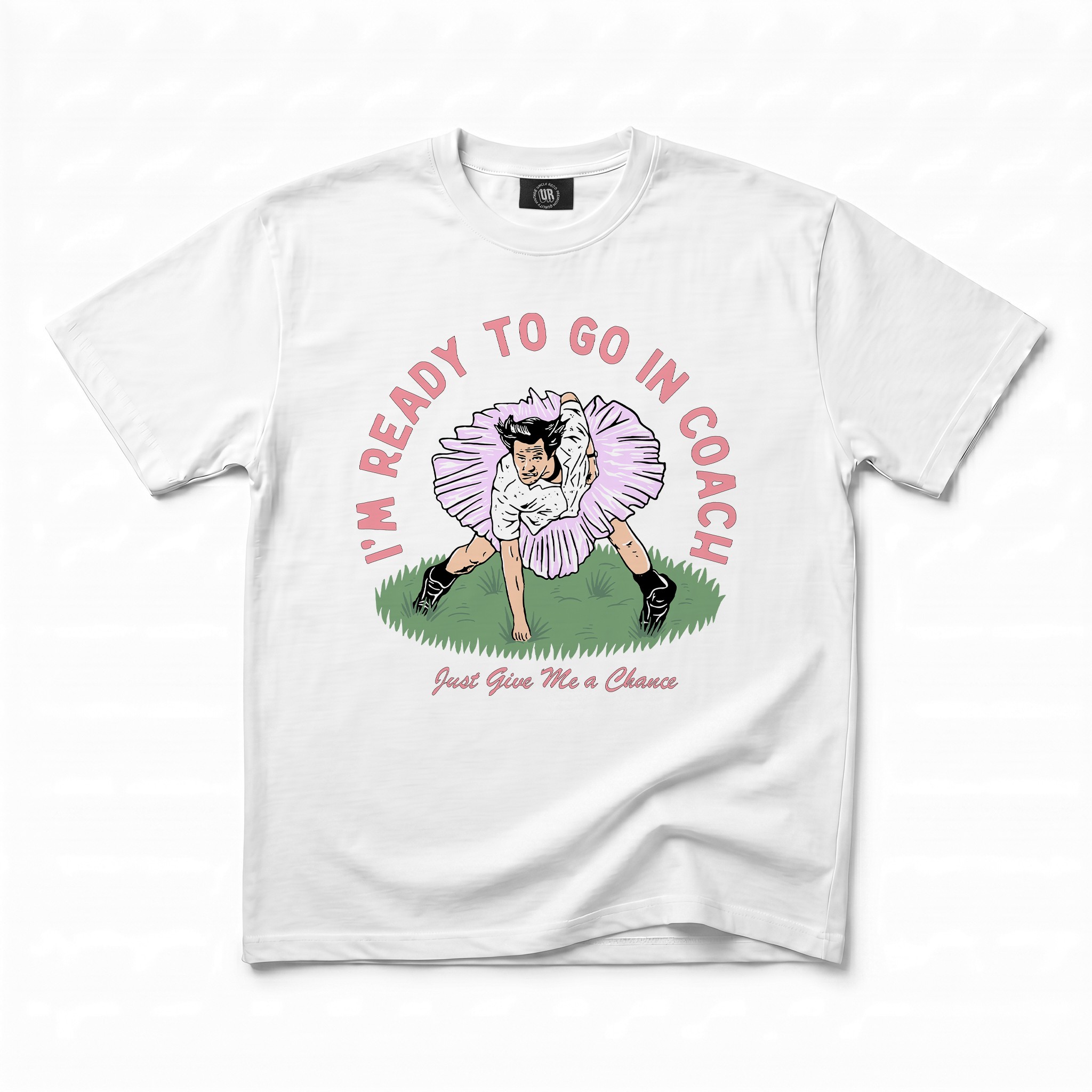 I'M READY TO GO IN COACH WHITE TEE I'M READY TO GO IN COACH WHITE TEE