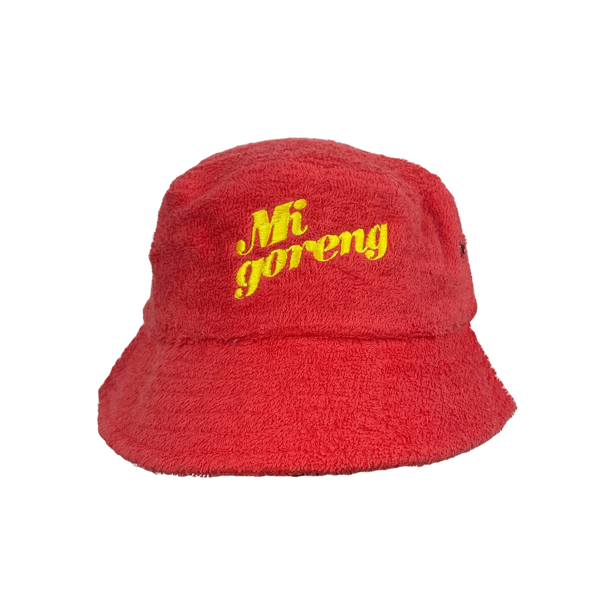 MI GORENG TERRY TOWEL BUCKET HAT RED