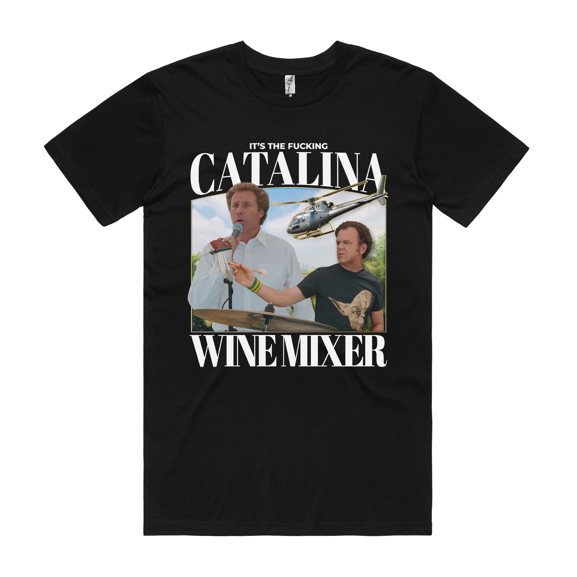 BLACK CATALINA TEE, Black Catalina T-Shirt