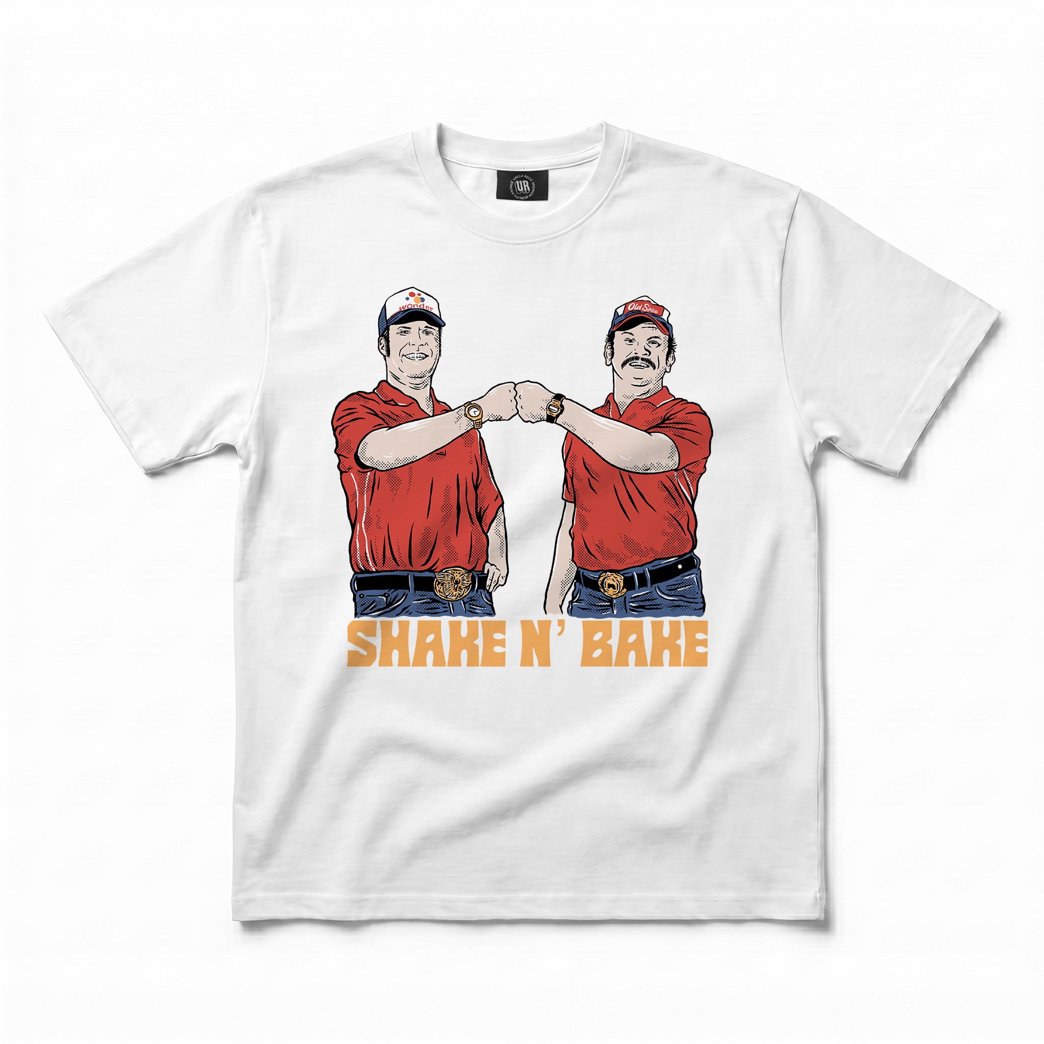 SHAKE N BAKE WHITE TEE SHAKE N BAKE WHITE TEE