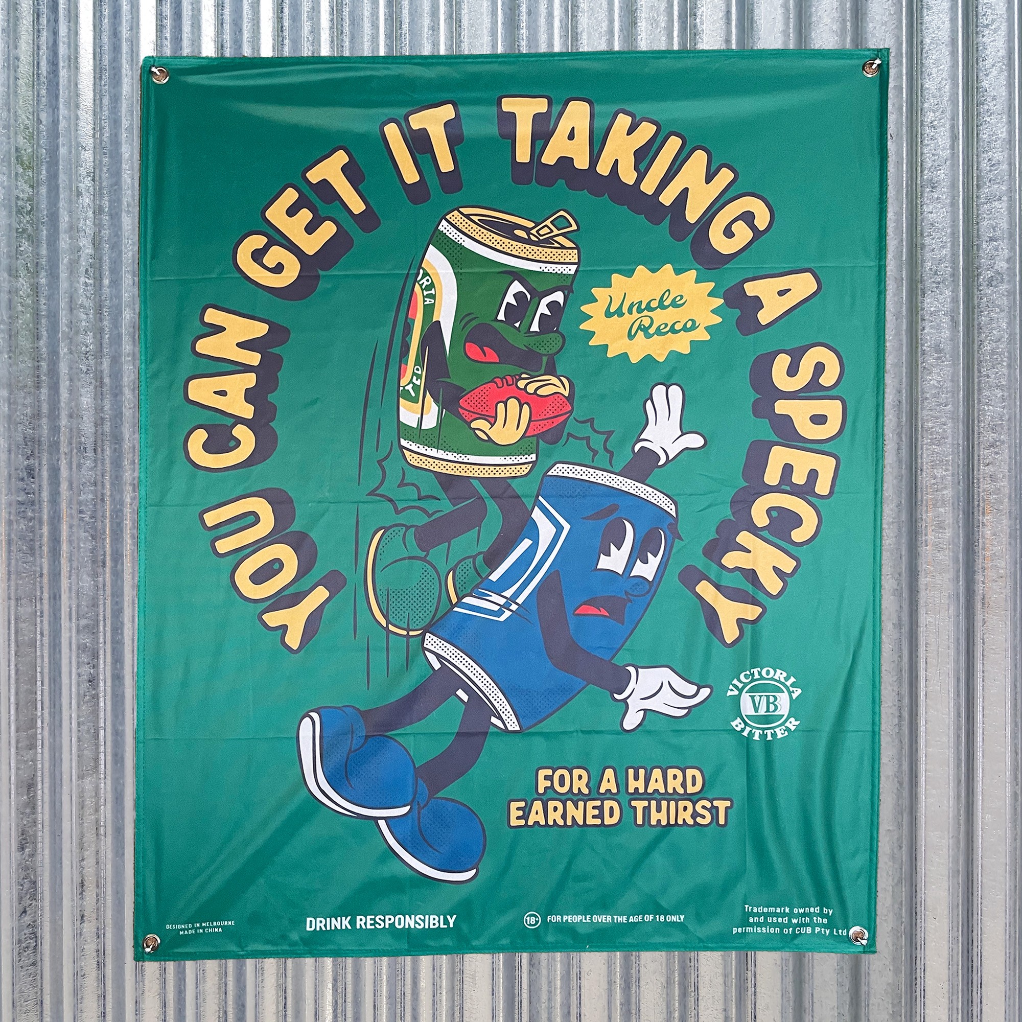 GET IT TAKING A SPECKY WALL HANGING