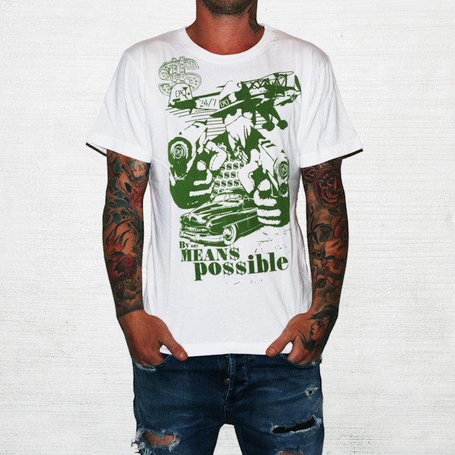 BY ALL MEANS POSSIBLE WHITE TEE