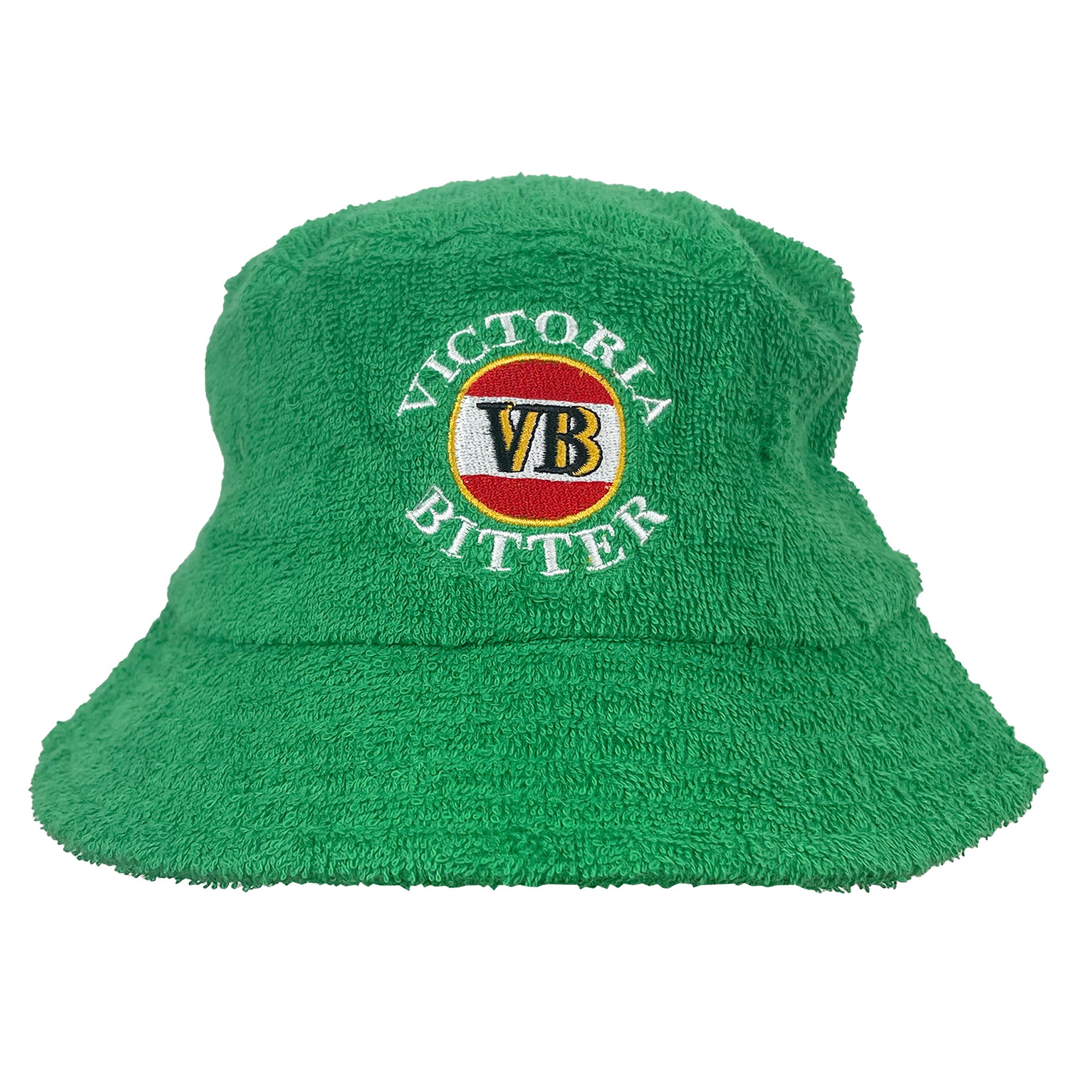 VICTORIA BITTER GREEN TERRY TOWEL BUCKET HAT VICTORIA BITTER GREEN TERRY TOWEL BUCKET HAT