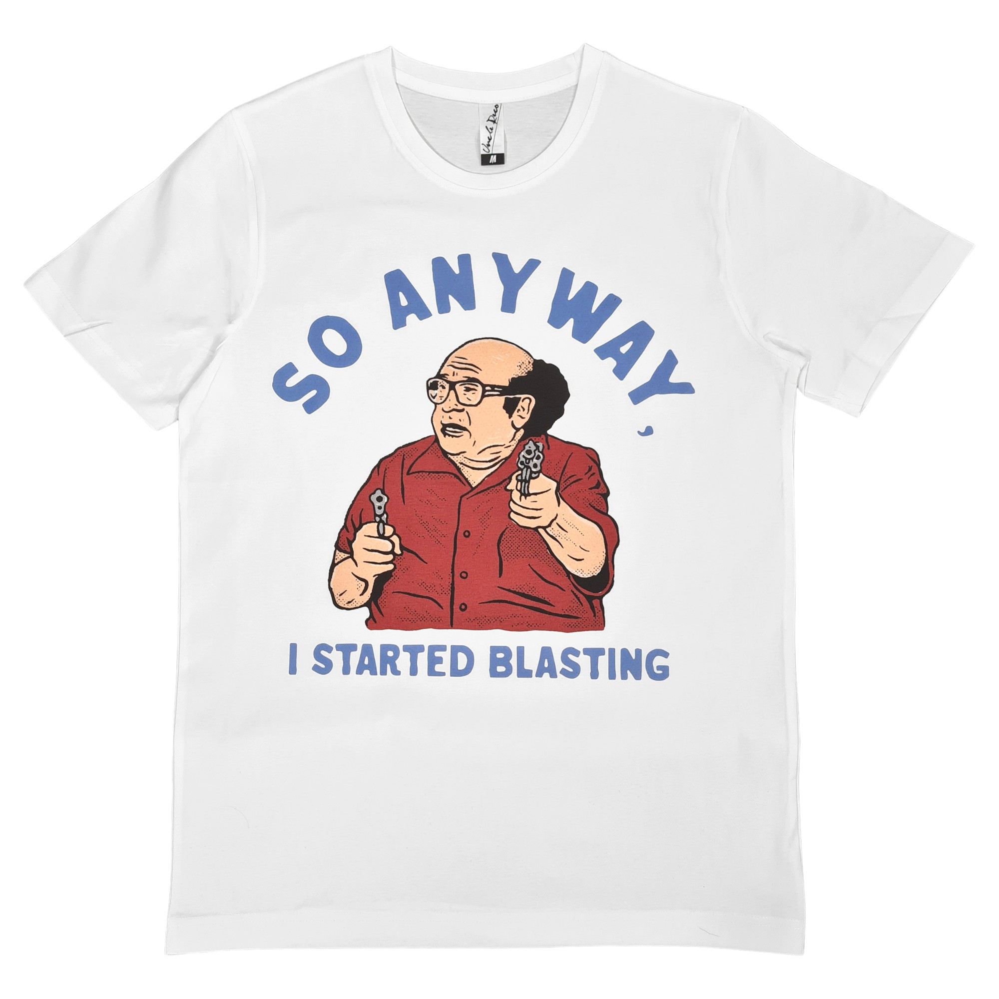 STARTED BLASTING WHITE TEE STARTED BLASTING WHITE TEE