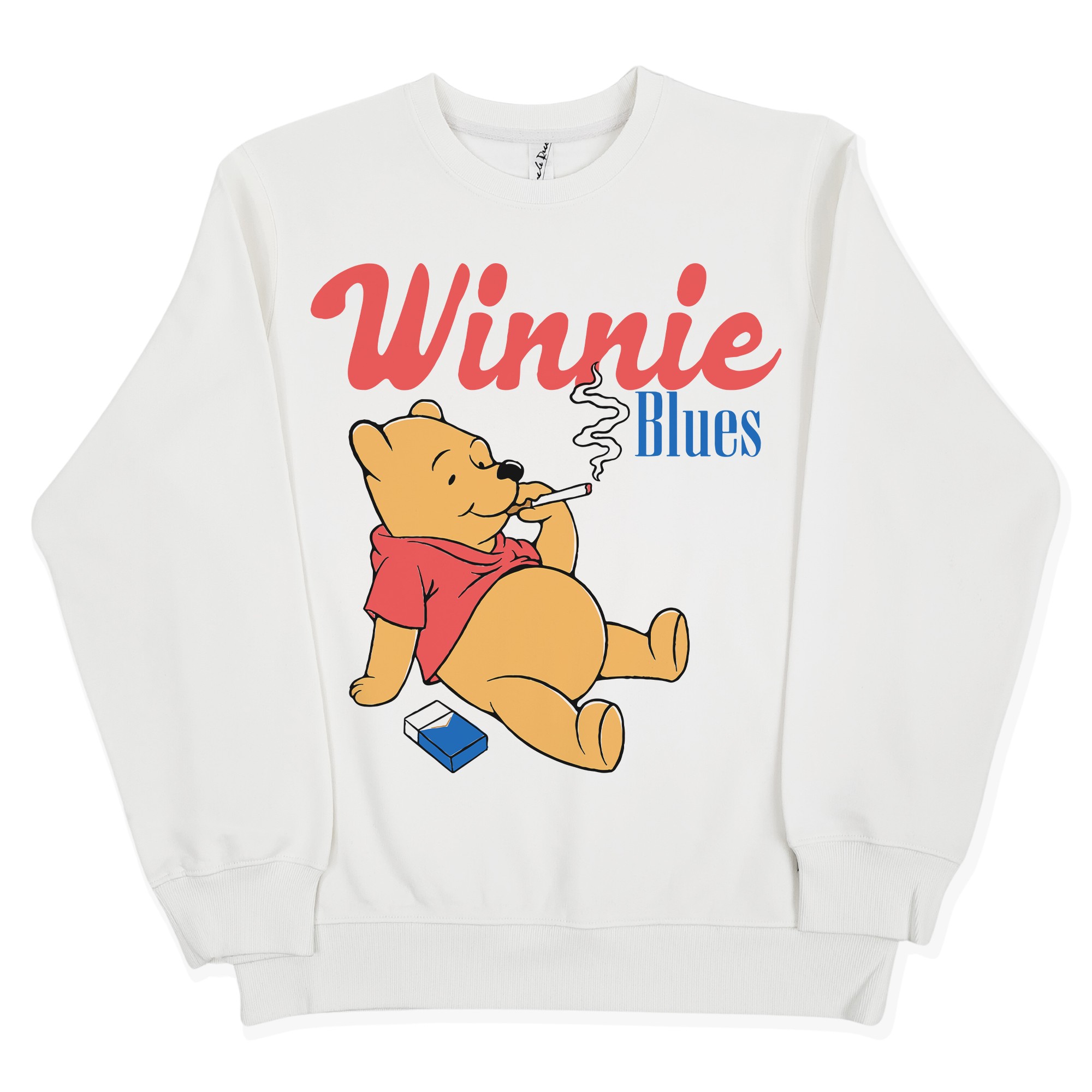 WINNIE BLUES WHITE CREW