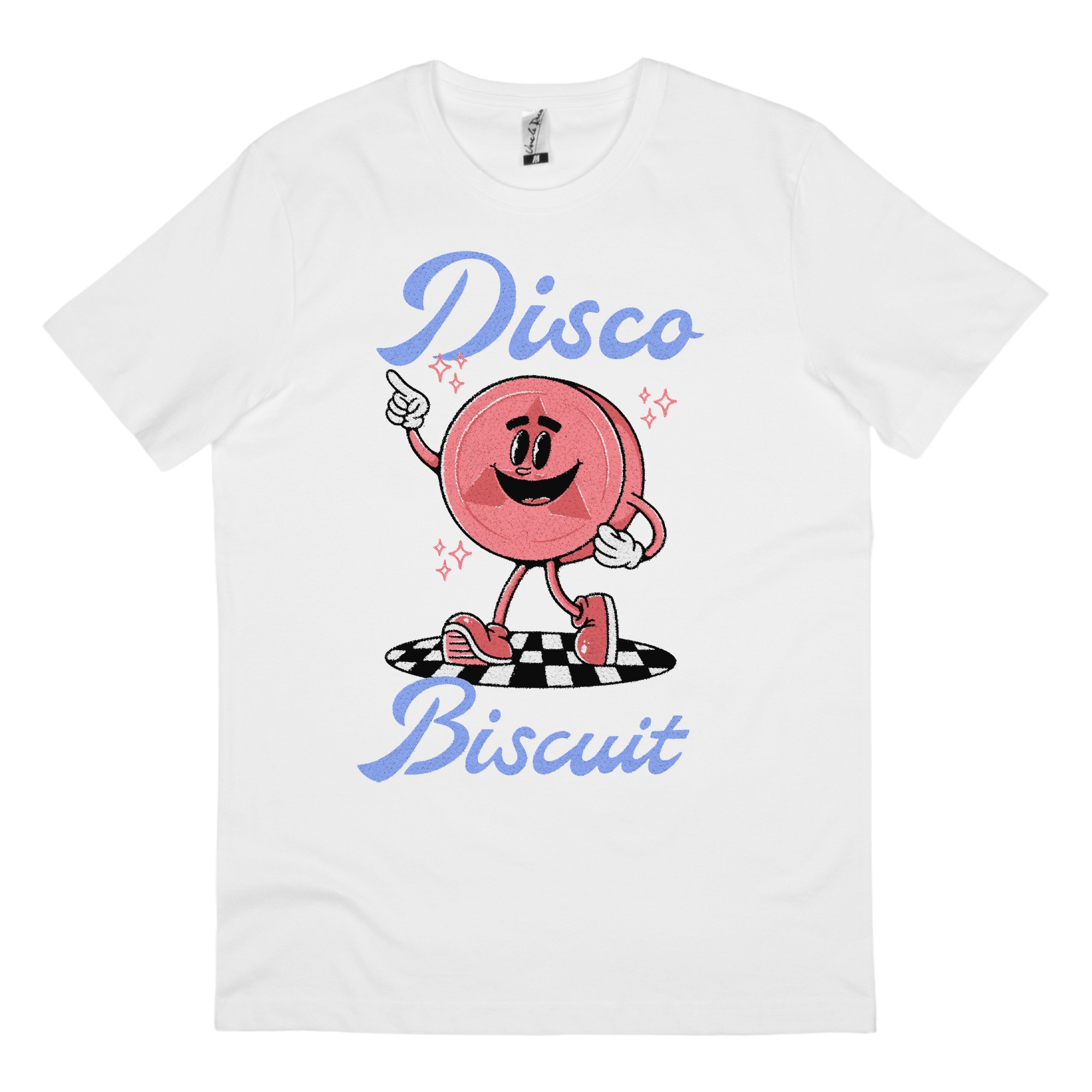 DISCO BISCUIT WHITE TEE, Disco Biscuit White T-Shirt DISCO BISCUIT WHITE TEE, Disco Biscuit White T-Shirt