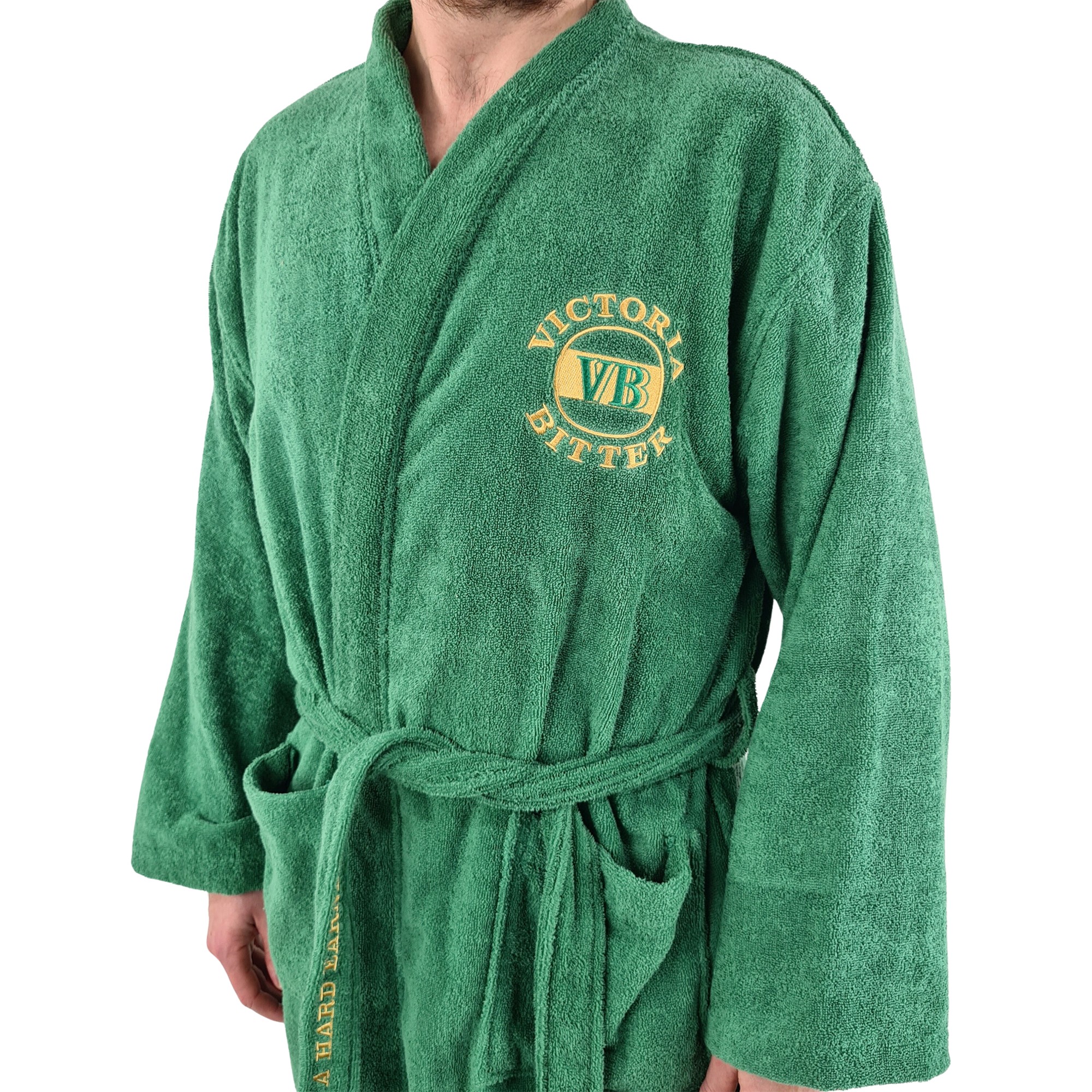LUXE VB TERRY TOWELLING BATH ROBE LUXE VB TERRY TOWELLING BATH ROBE