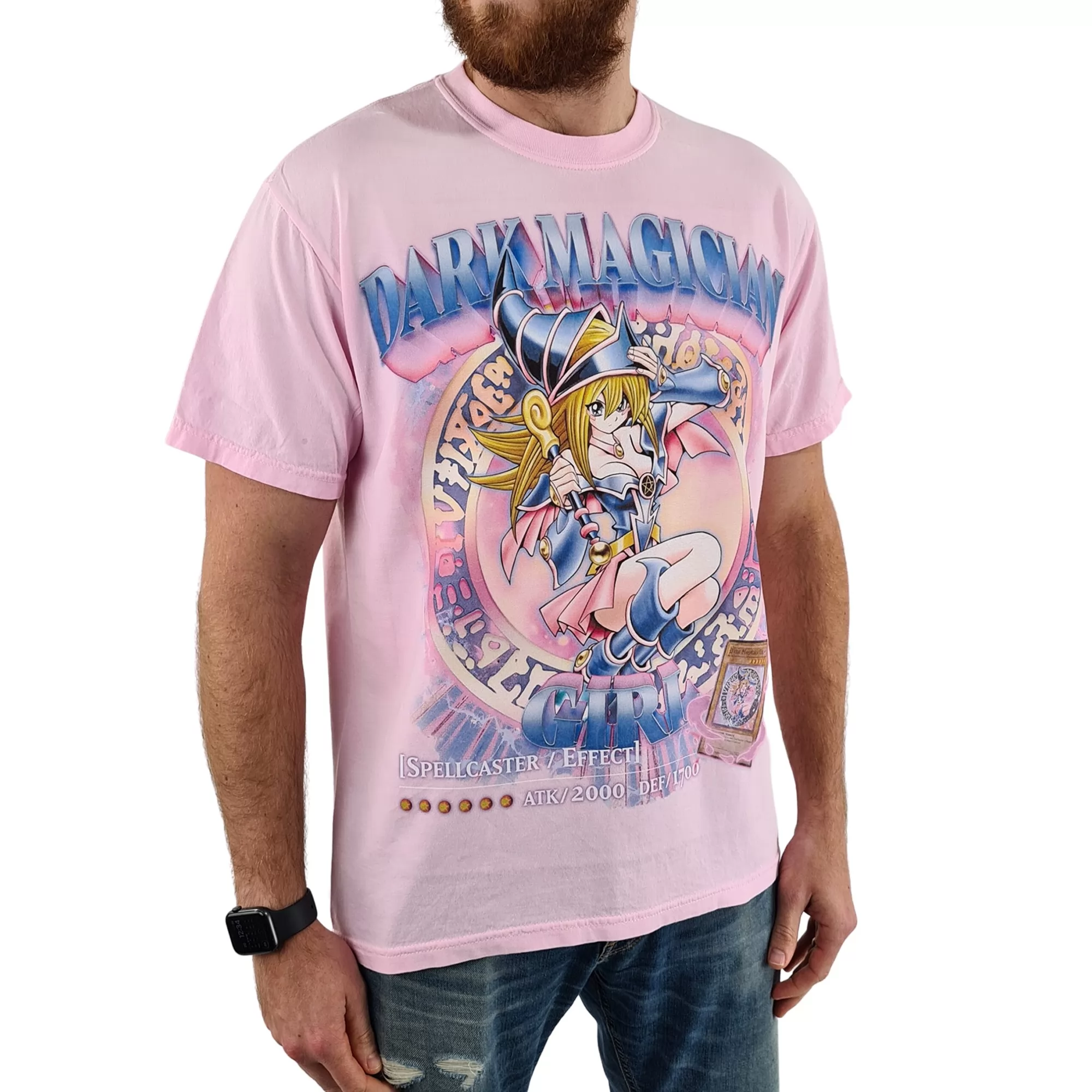 PINK VINTAGE DARK MAGICIAN GIRL T-SHIRT PINK VINTAGE DARK MAGICIAN GIRL T-SHIRT