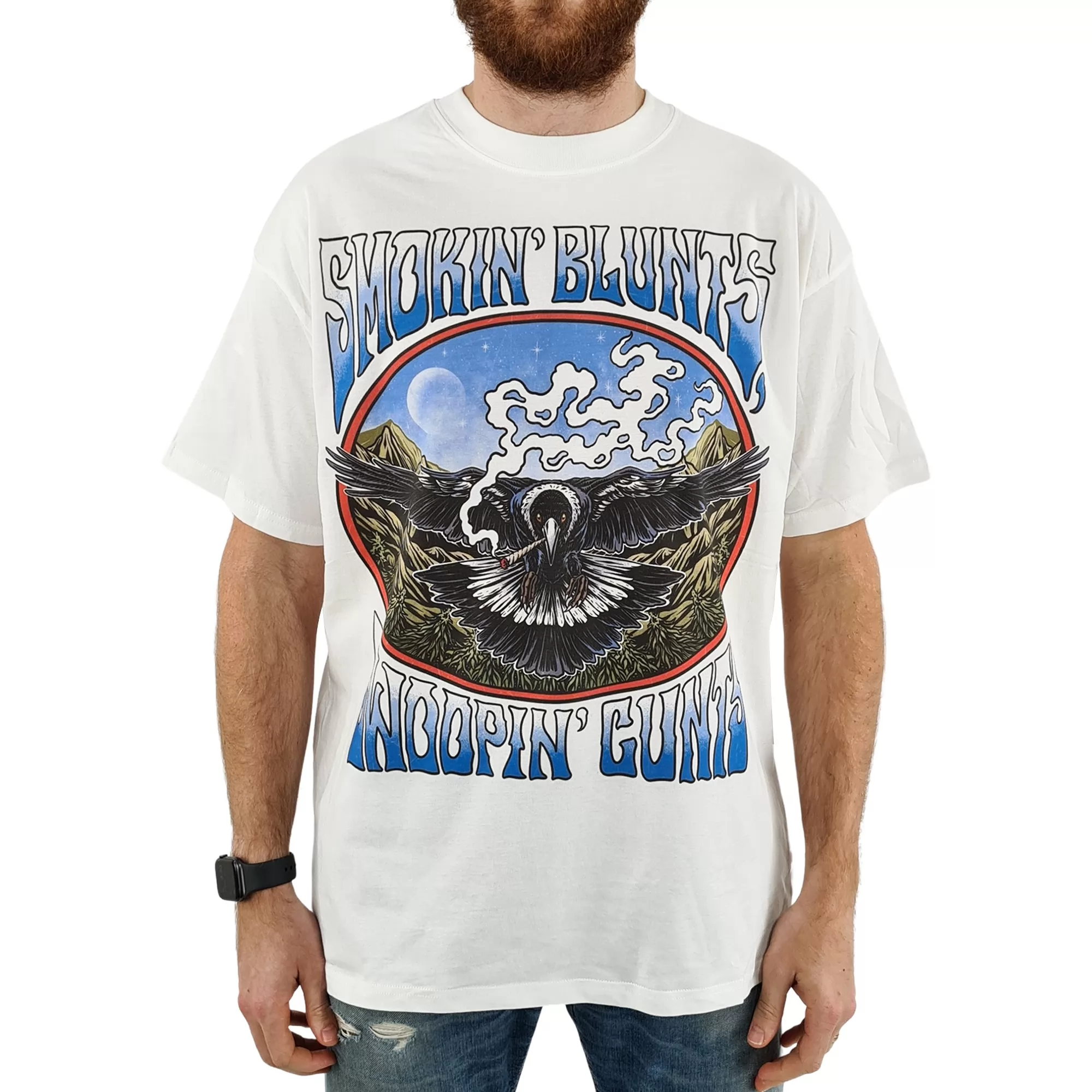 OFF WHITE SMOKIN' BLUNTS VINTAGE T-SHIRT