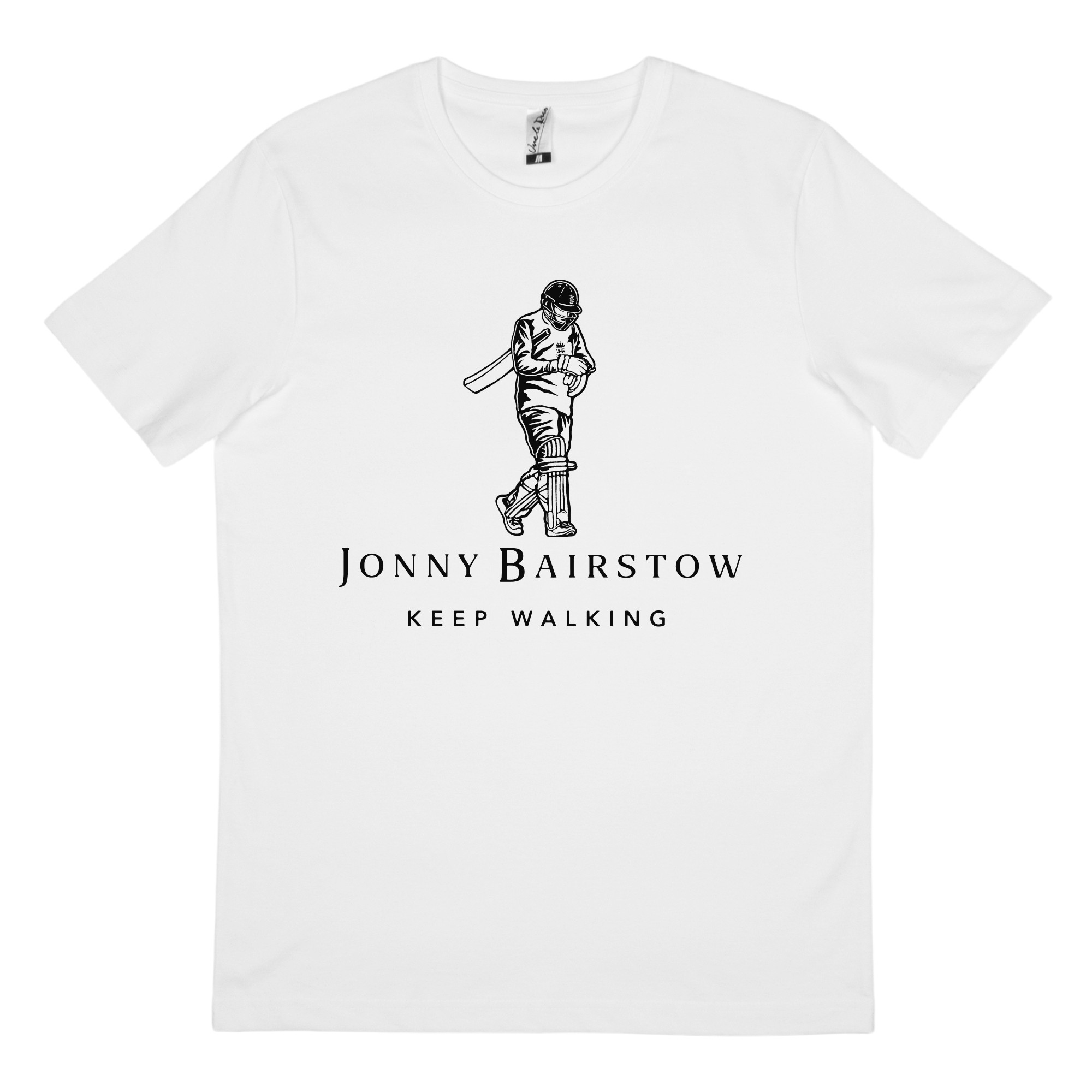 KEEP WALKING WHITE TEE