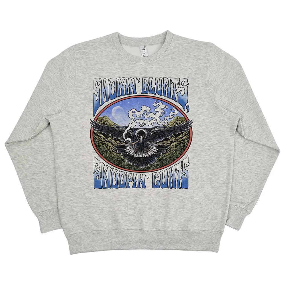 SMOKIN' BLUNTS WHITE MARLE CREW