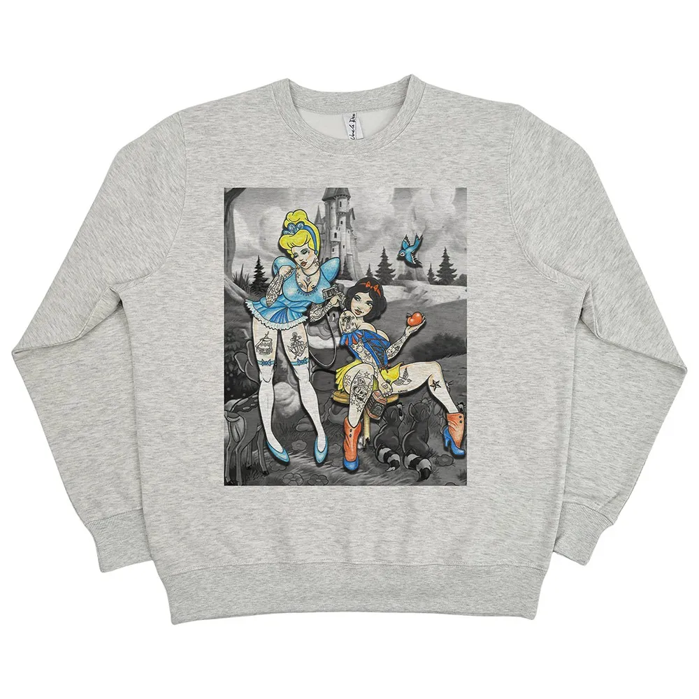 SNOW WHITE & CINDERELLA WHITE MARLE CREW SNOW WHITE & CINDERELLA WHITE MARLE CREW