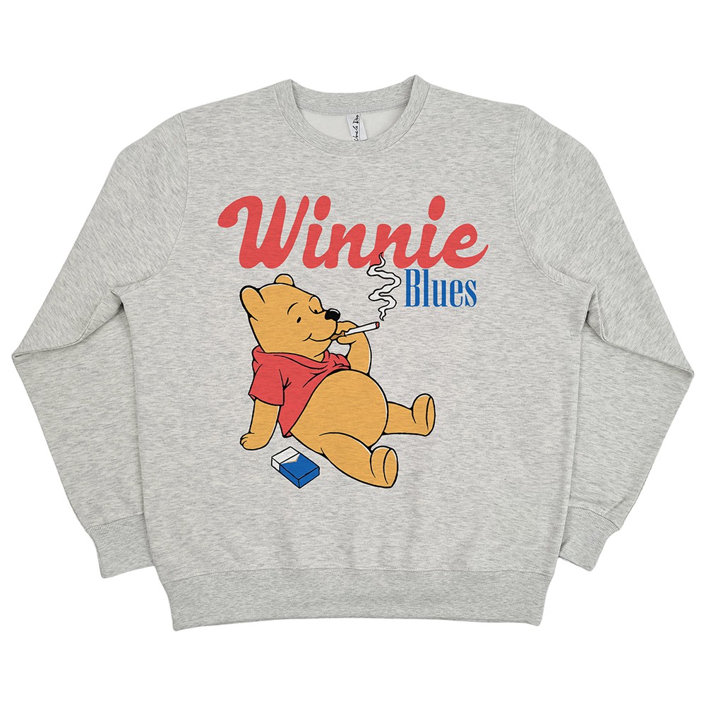 WINNIE BLUES WHITE MARLE CREW WINNIE BLUES WHITE MARLE CREW