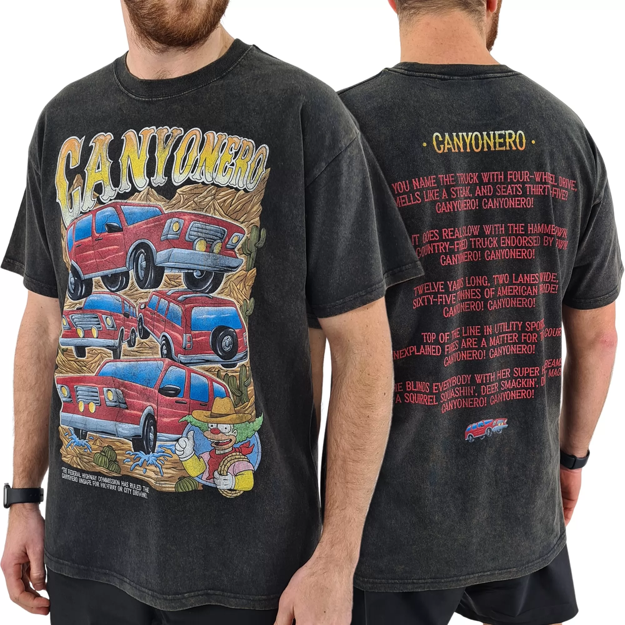 VINTAGE CANYONERO FRONT AND BACK T-SHIRT VINTAGE CANYONERO FRONT AND BACK T-SHIRT