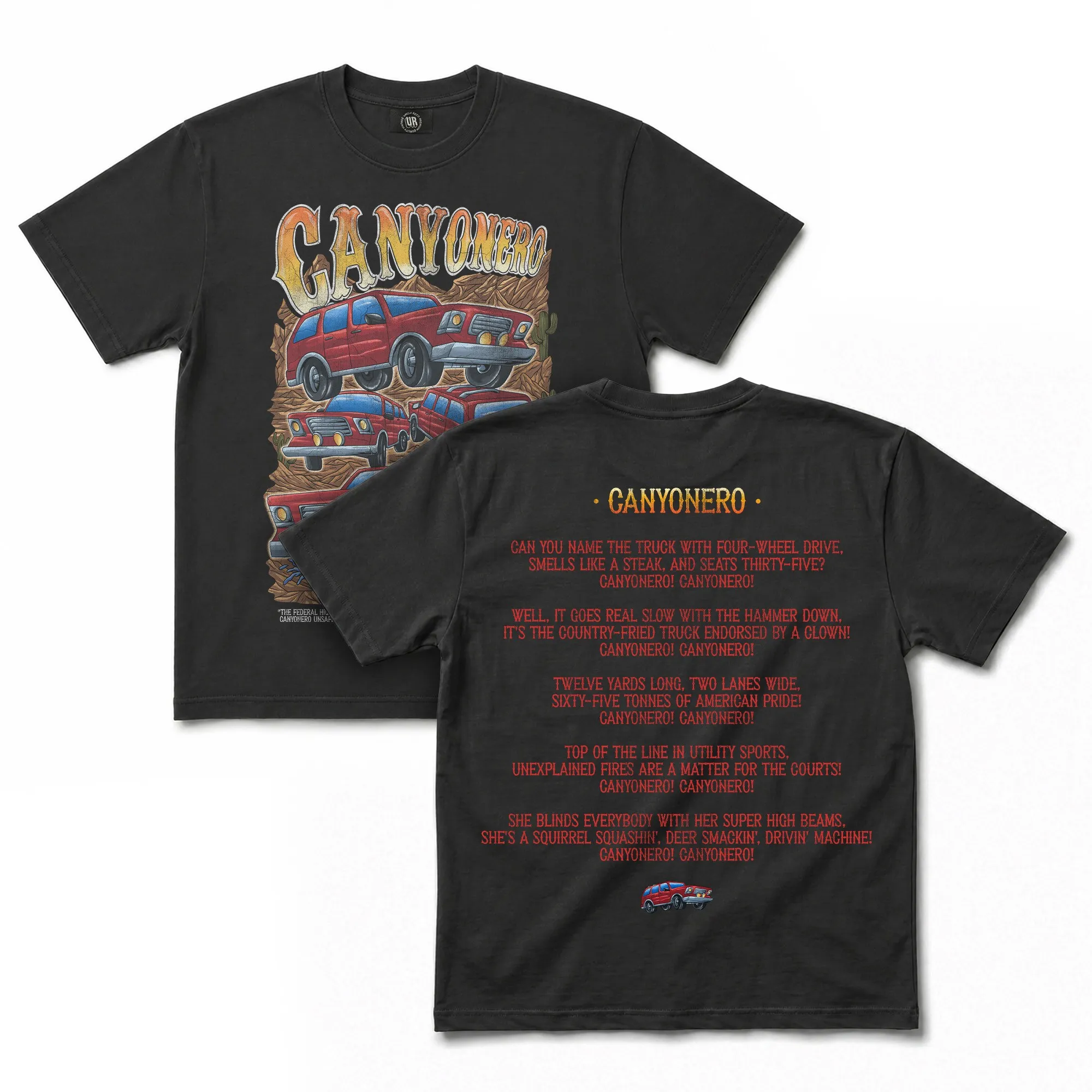 VINTAGE CANYONERO FRONT AND BACK T-SHIRT VINTAGE CANYONERO FRONT AND BACK T-SHIRT