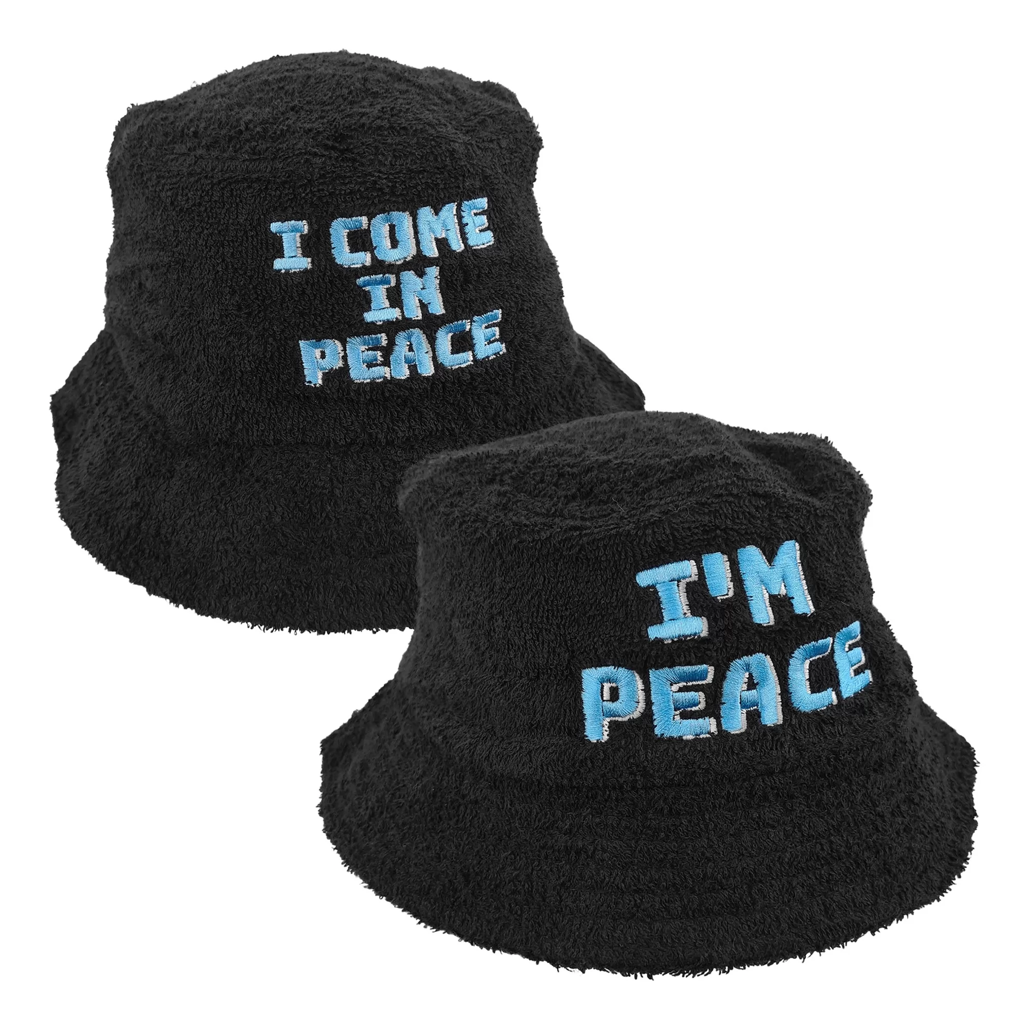 COME IN PEACE TERRY TOWEL BUCKET HAT COMBO COME IN PEACE TERRY TOWEL BUCKET HAT COMBO