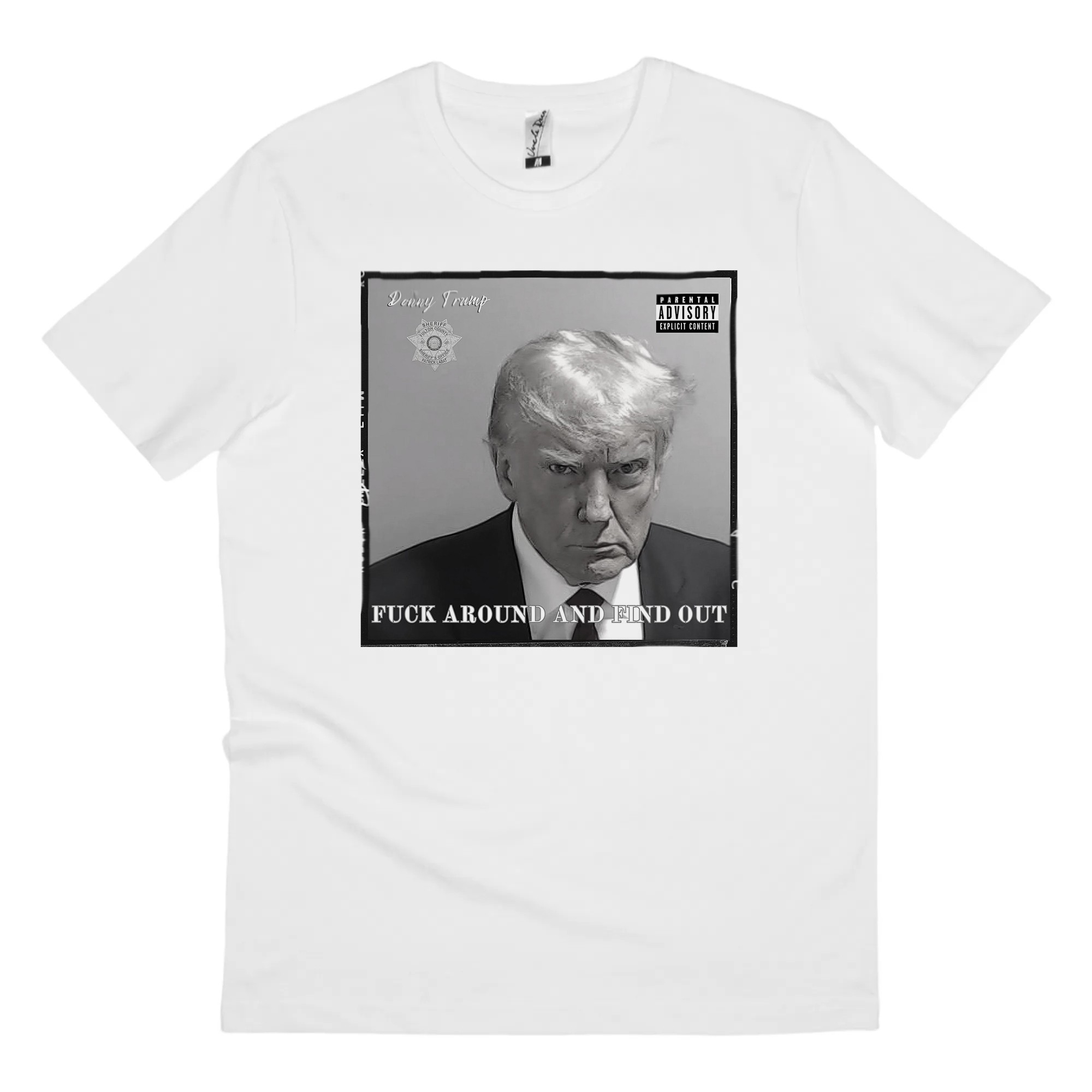 DONNY TRUMP WHITE TEE DONNY TRUMP WHITE TEE