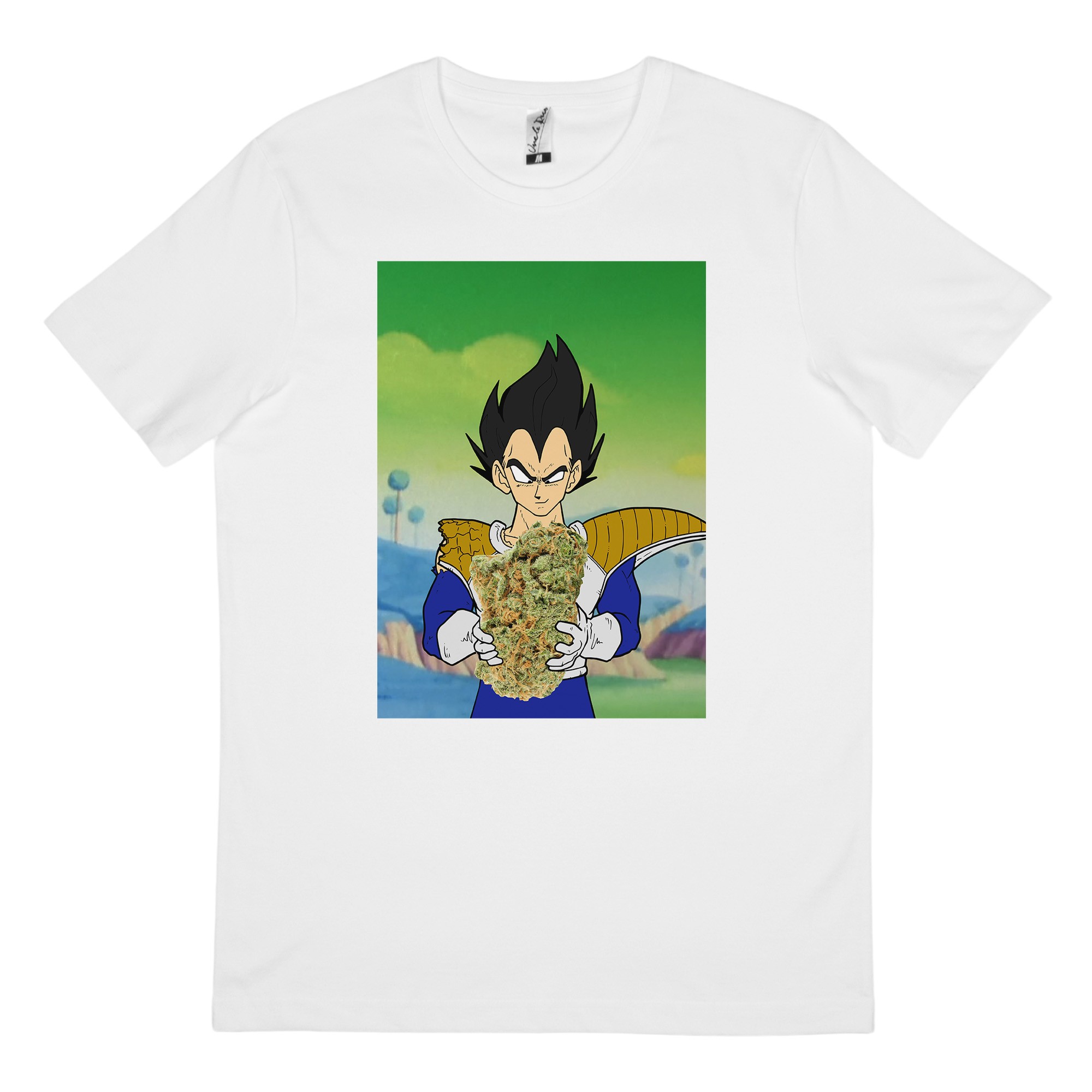 VEGETA WEED WHITE TEE VEGETA WEED WHITE TEE