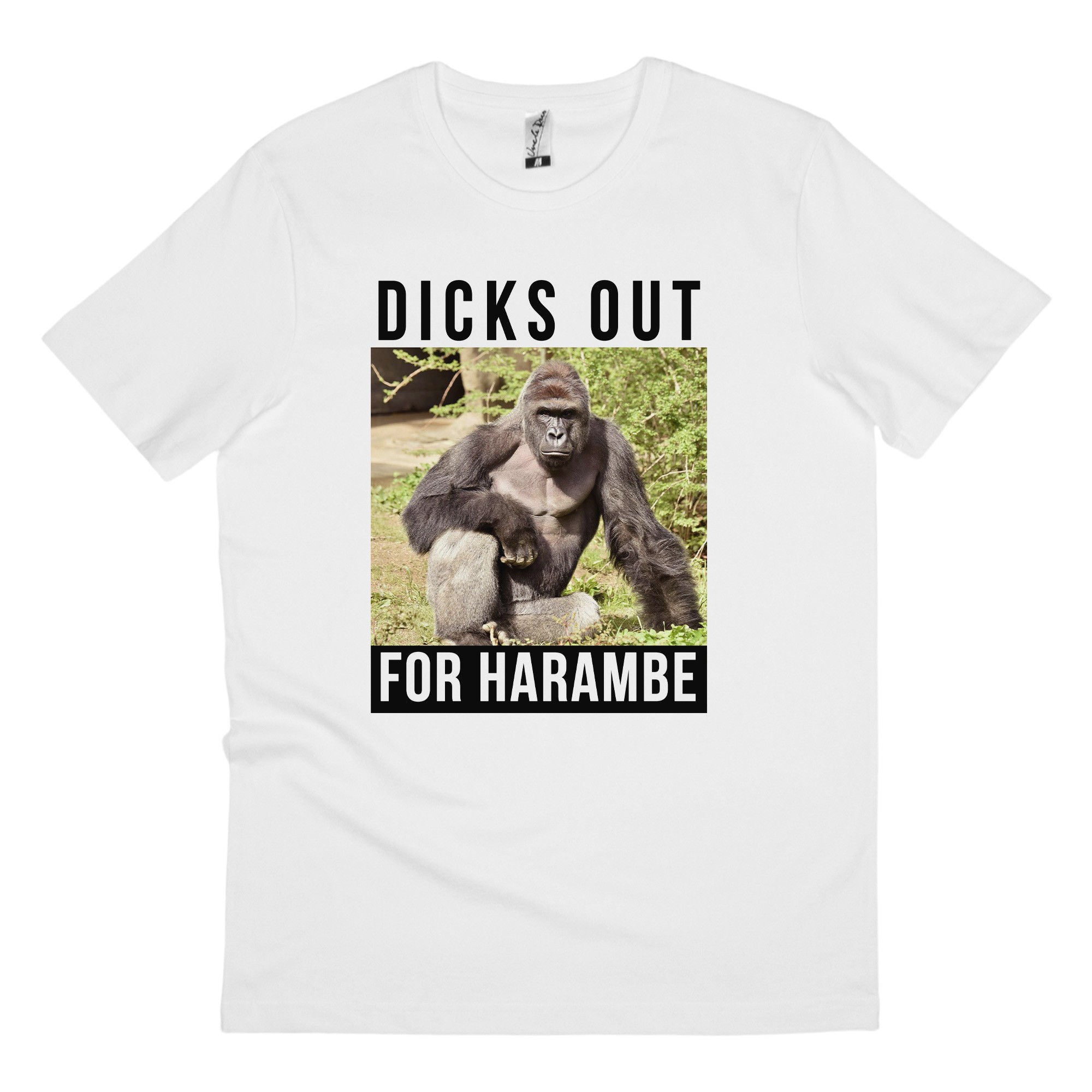 HARAMBE WHITE TEE HARAMBE WHITE TEE