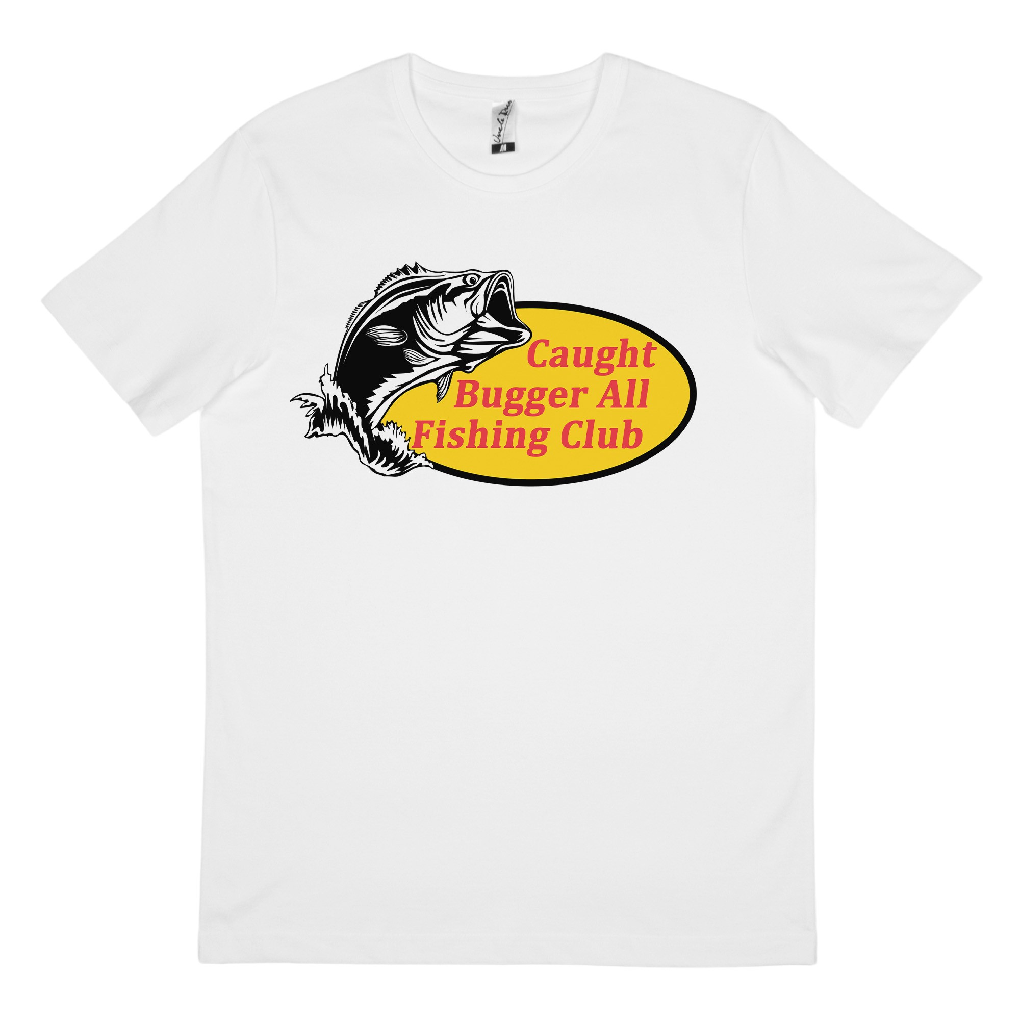 BUGGER ALL WHITE TEE BUGGER ALL WHITE TEE