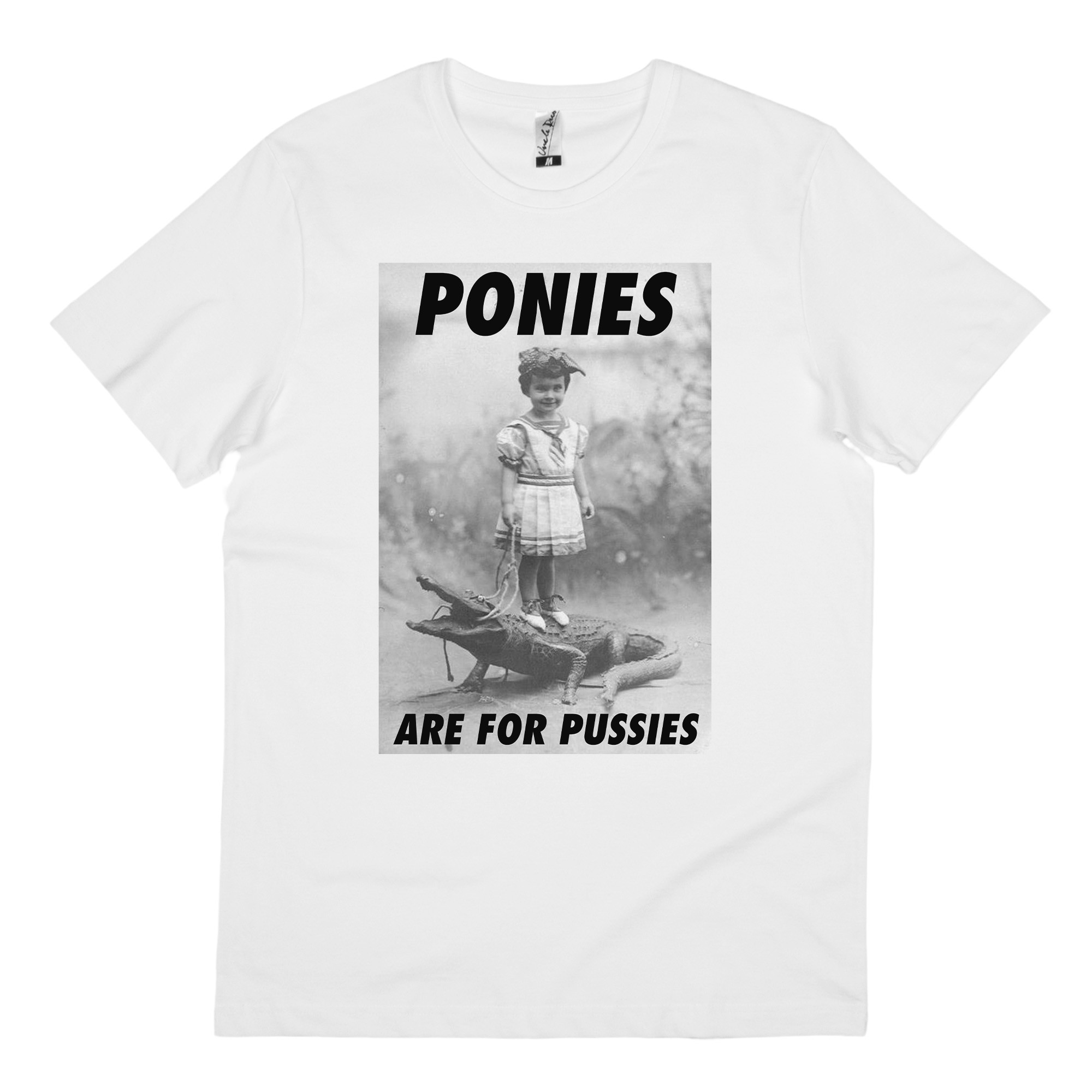 PONIES WHITE TEE PONIES WHITE TEE