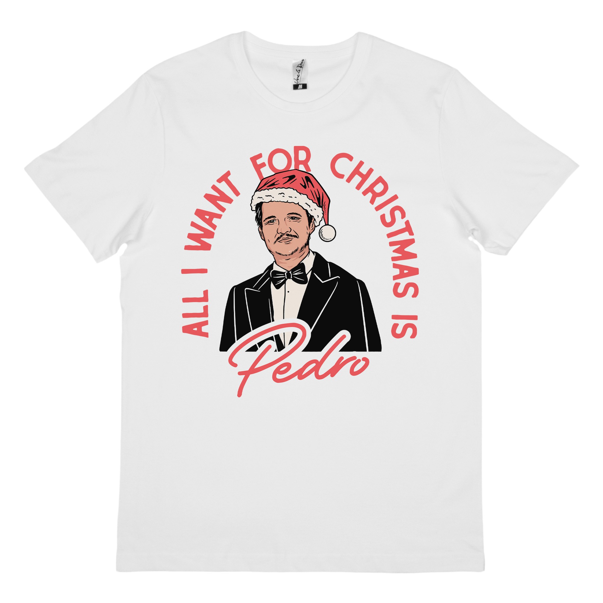 ALL I WANT IS PEDRO WHITE TEE