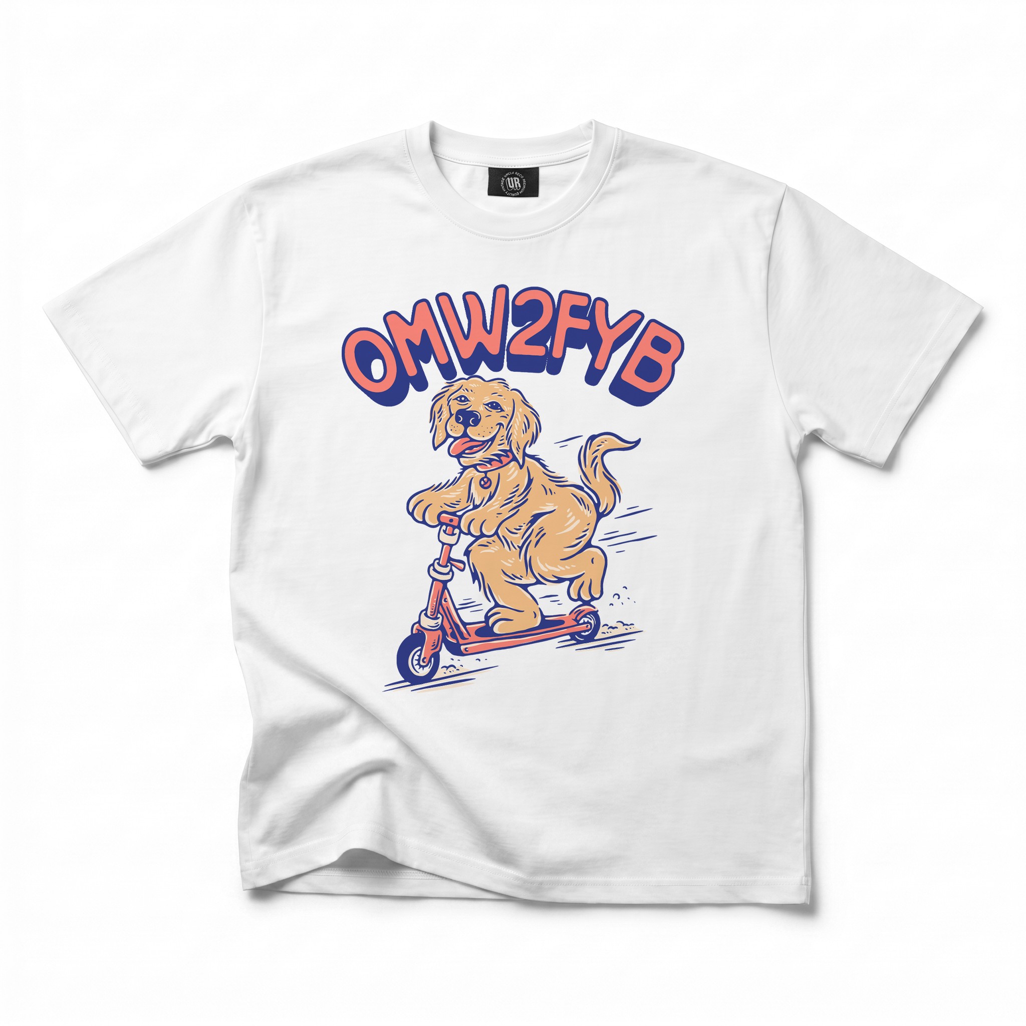 ON MY WAY WHITE TEE ON MY WAY WHITE TEE