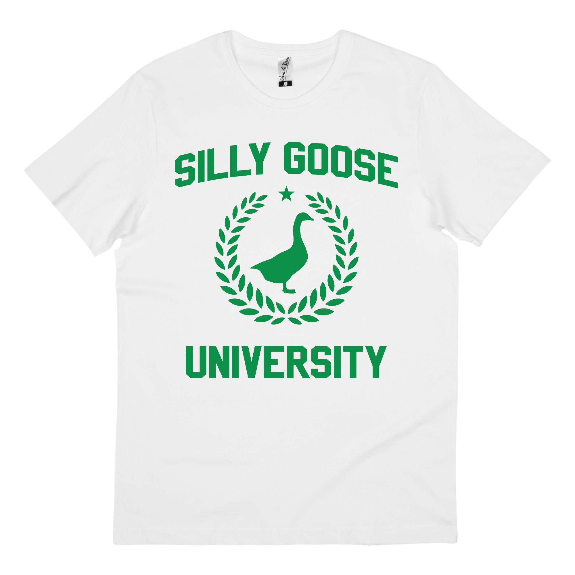 SILLY GOOSE WHITE TEE, Silly Goose White T-Shirt
