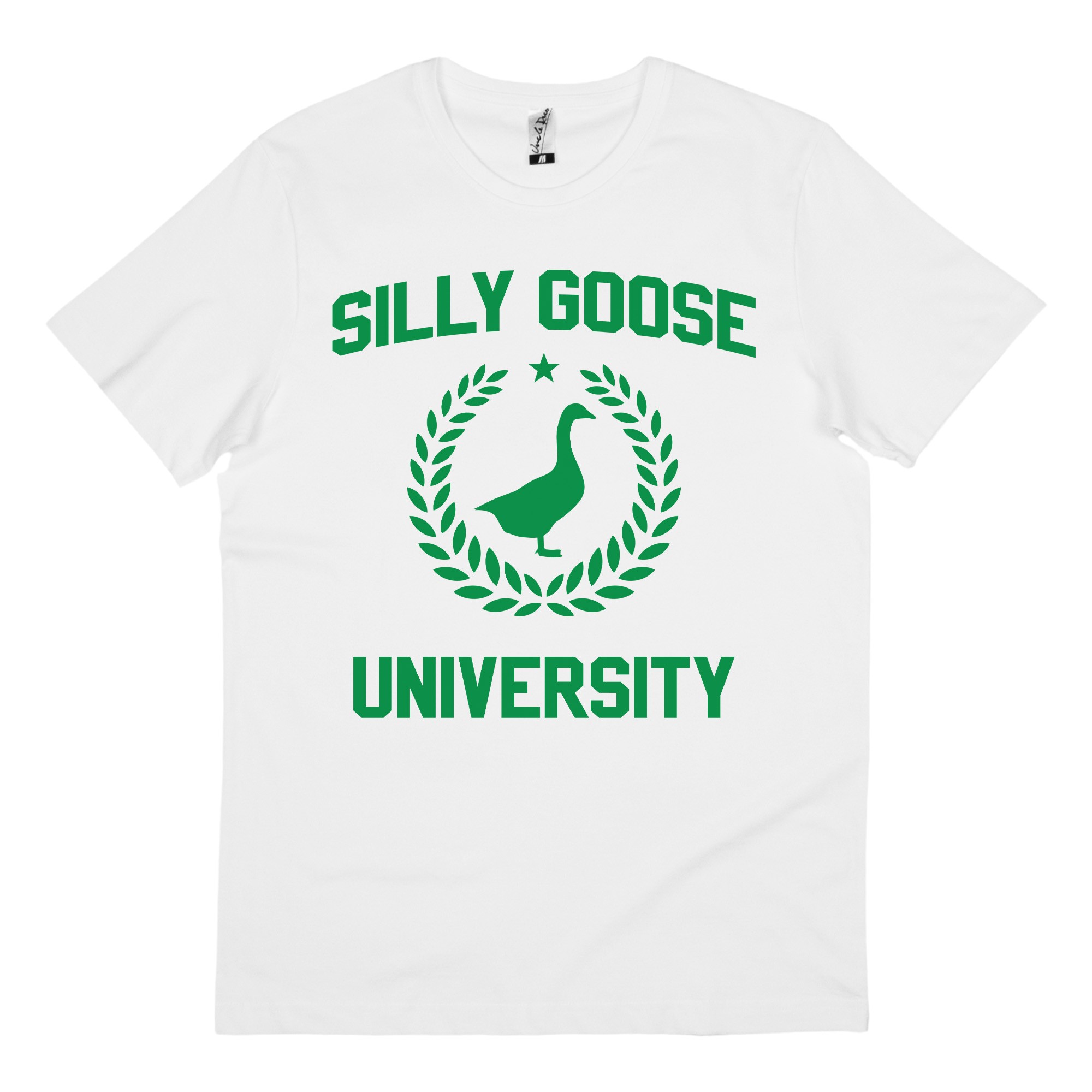 SILLY GOOSE WHITE TEE SILLY GOOSE WHITE TEE