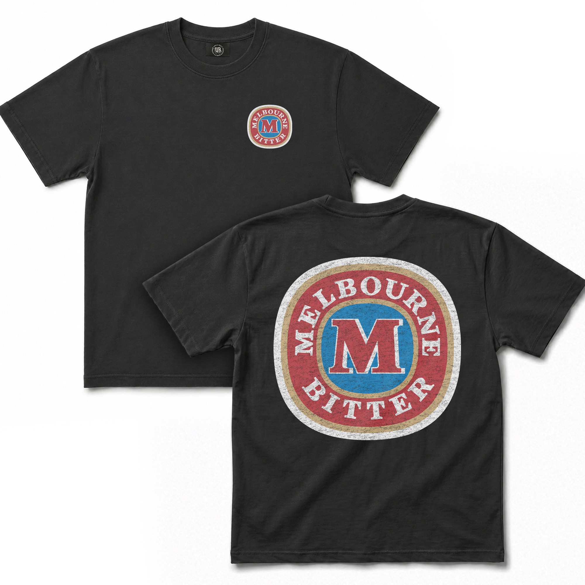 VINTAGE MELBOURNE BITTER FRONT AND BACK T-SHIRT VINTAGE MELBOURNE BITTER FRONT AND BACK T-SHIRT