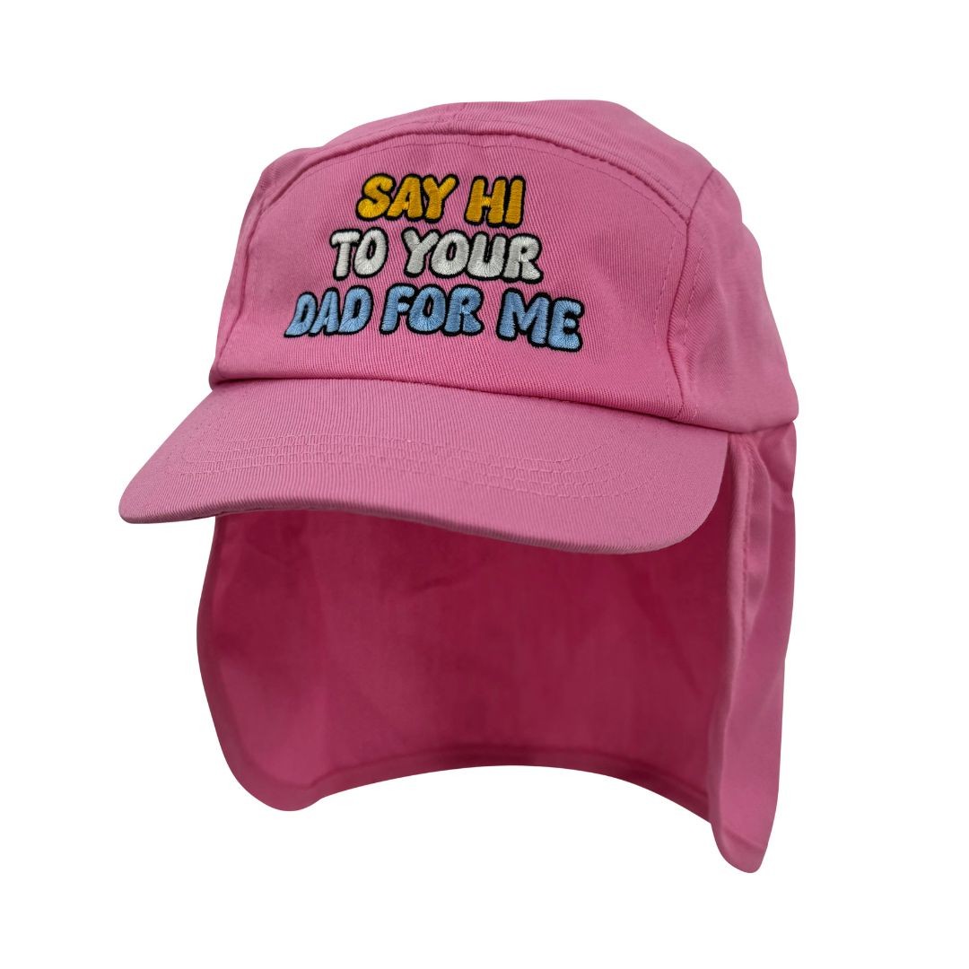 SAY HI TO YOUR DAD PINK LEGIONNAIRES HAT SAY HI TO YOUR DAD PINK LEGIONNAIRES HAT