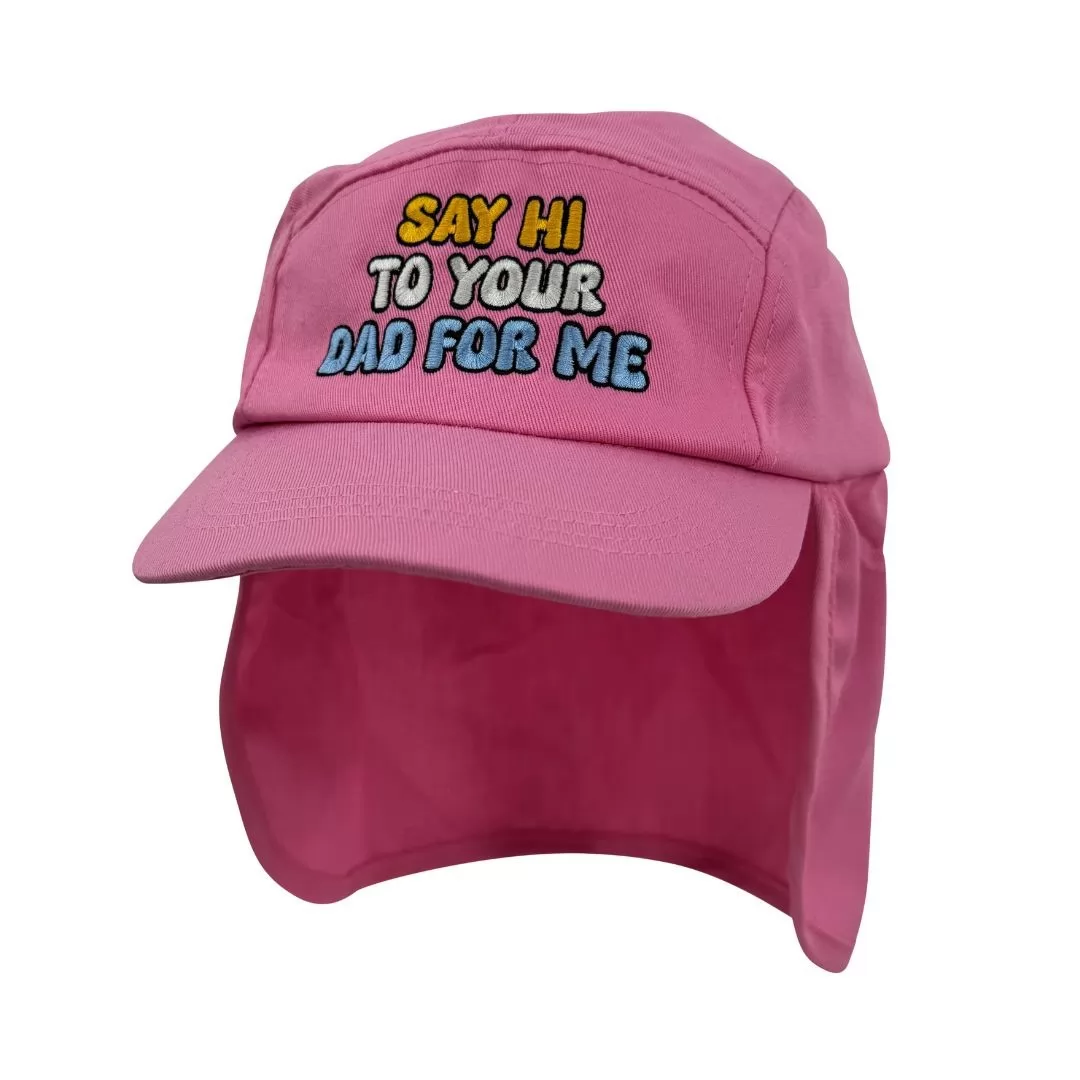 SAY HI TO YOUR DAD PINK LEGIONNAIRES HAT