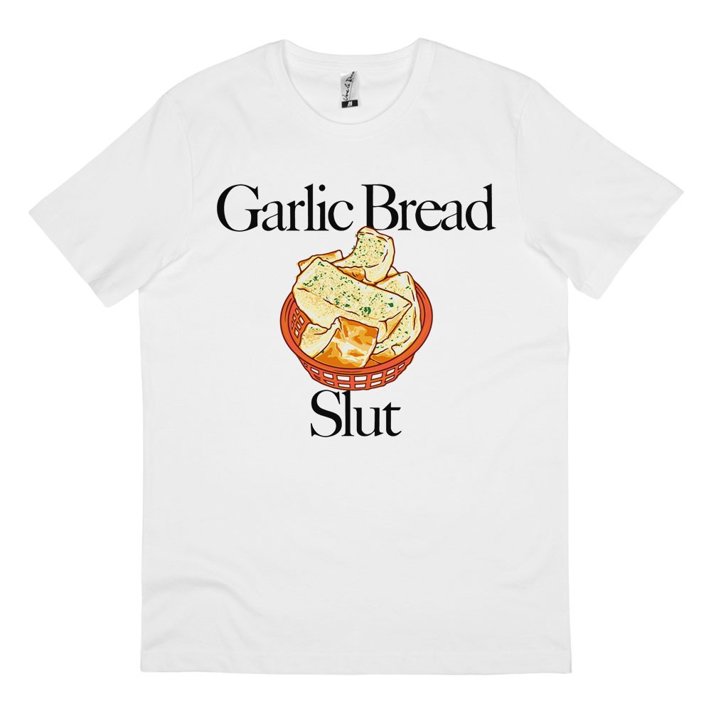 GARLIC BREAD WHITE TEE GARLIC BREAD WHITE TEE