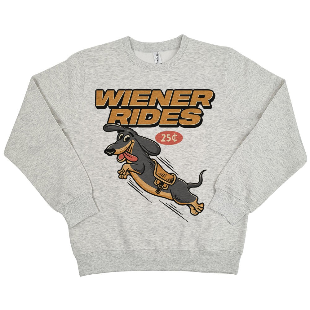 WIENER RIDES WHITE MARLE CREW WIENER RIDES WHITE MARLE CREW