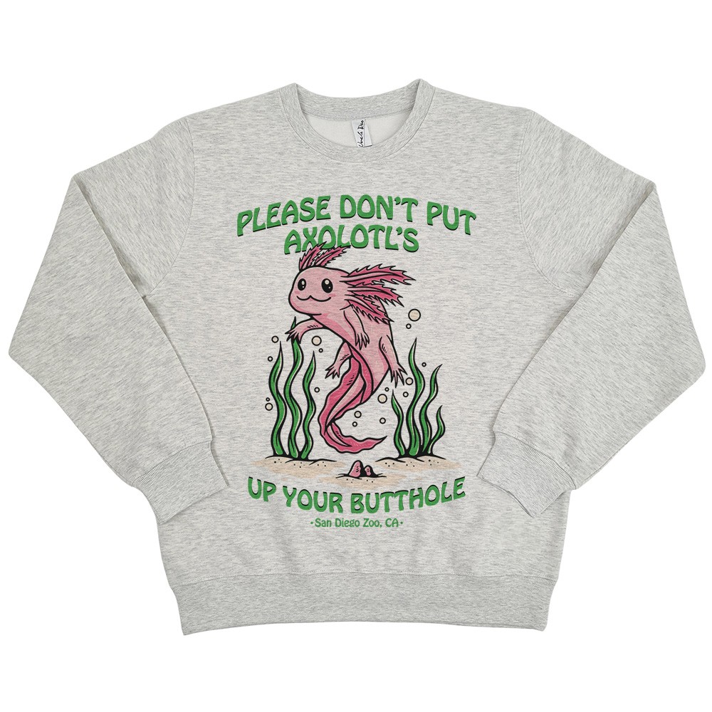 AXOLOTL WHITE MARLE CREW AXOLOTL WHITE MARLE CREW