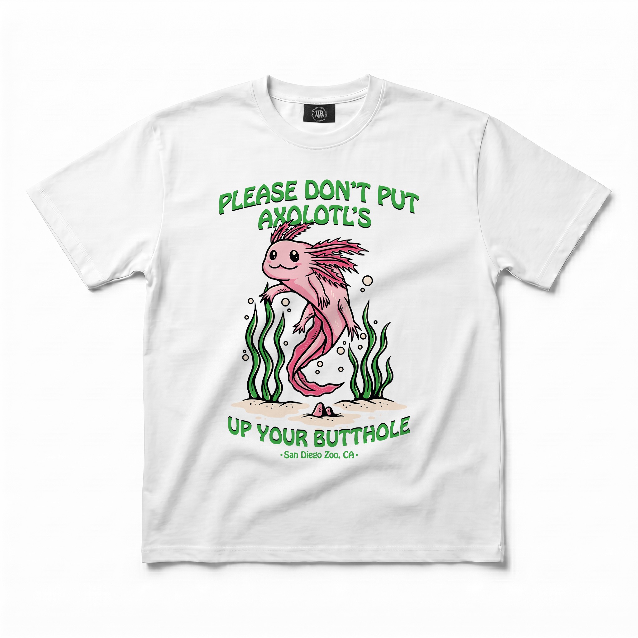 AXOLOTL WHITE TEE