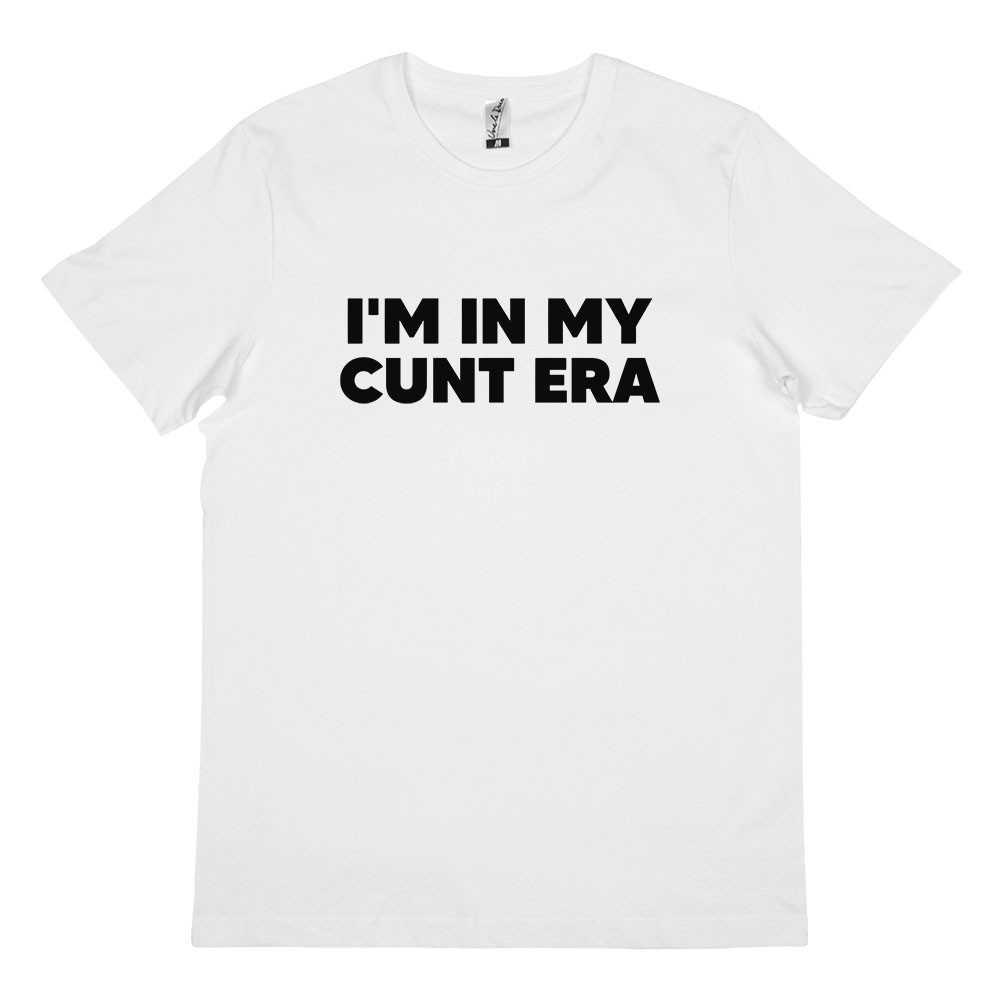 CUNT ERA WHITE TEE CUNT ERA WHITE TEE