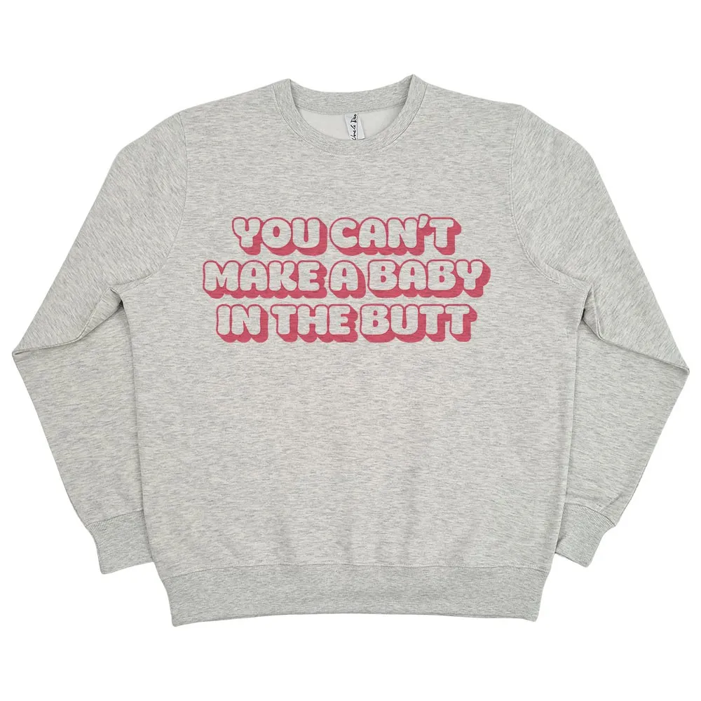 CAN'T MAKE A BABY WHITE MARLE CREW CAN'T MAKE A BABY WHITE MARLE CREW