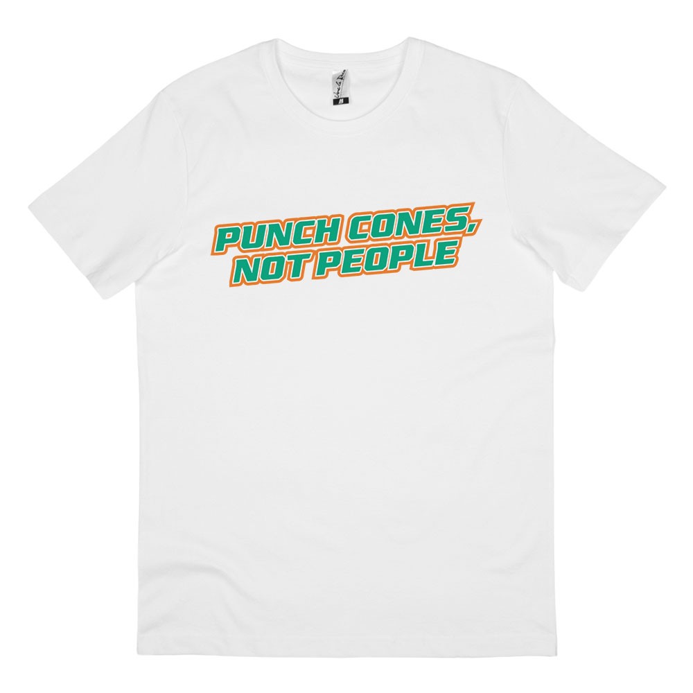 PUNCH CONES WHITE TEE PUNCH CONES WHITE TEE