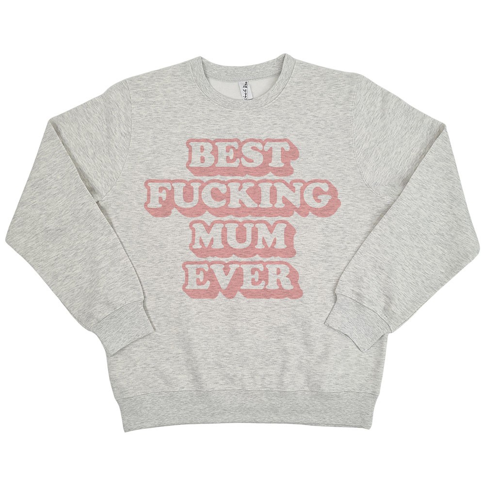 BEST MUM WHITE MARLE CREW BEST MUM WHITE MARLE CREW
