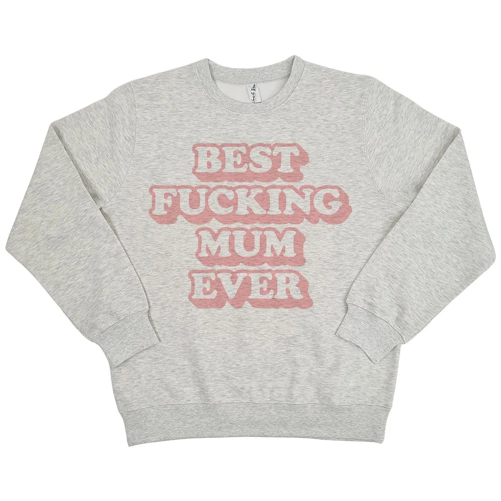 BEST MUM WHITE MARLE CREW BEST MUM WHITE MARLE CREW