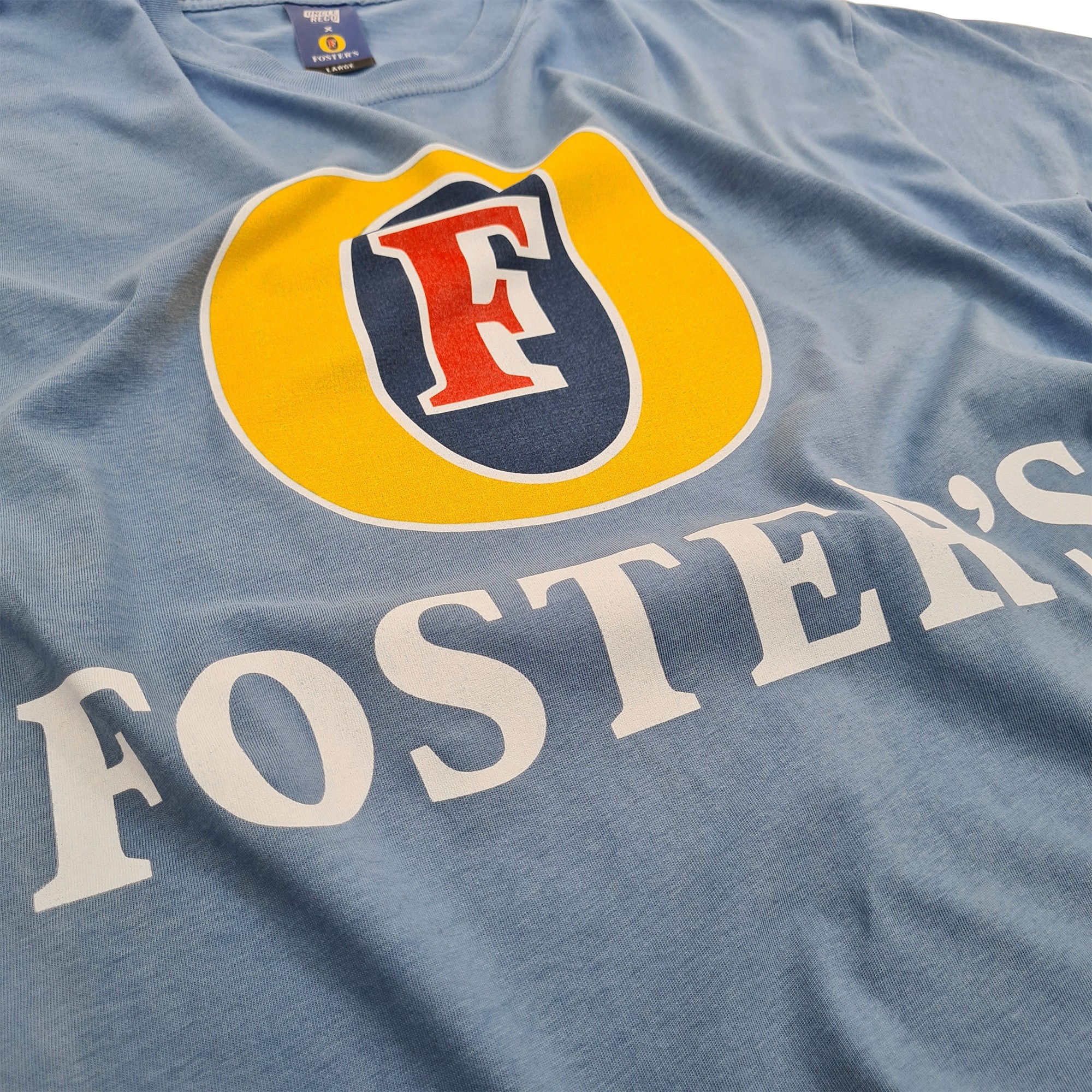 FOSTER'S VINTAGE BLUE T-SHIRT